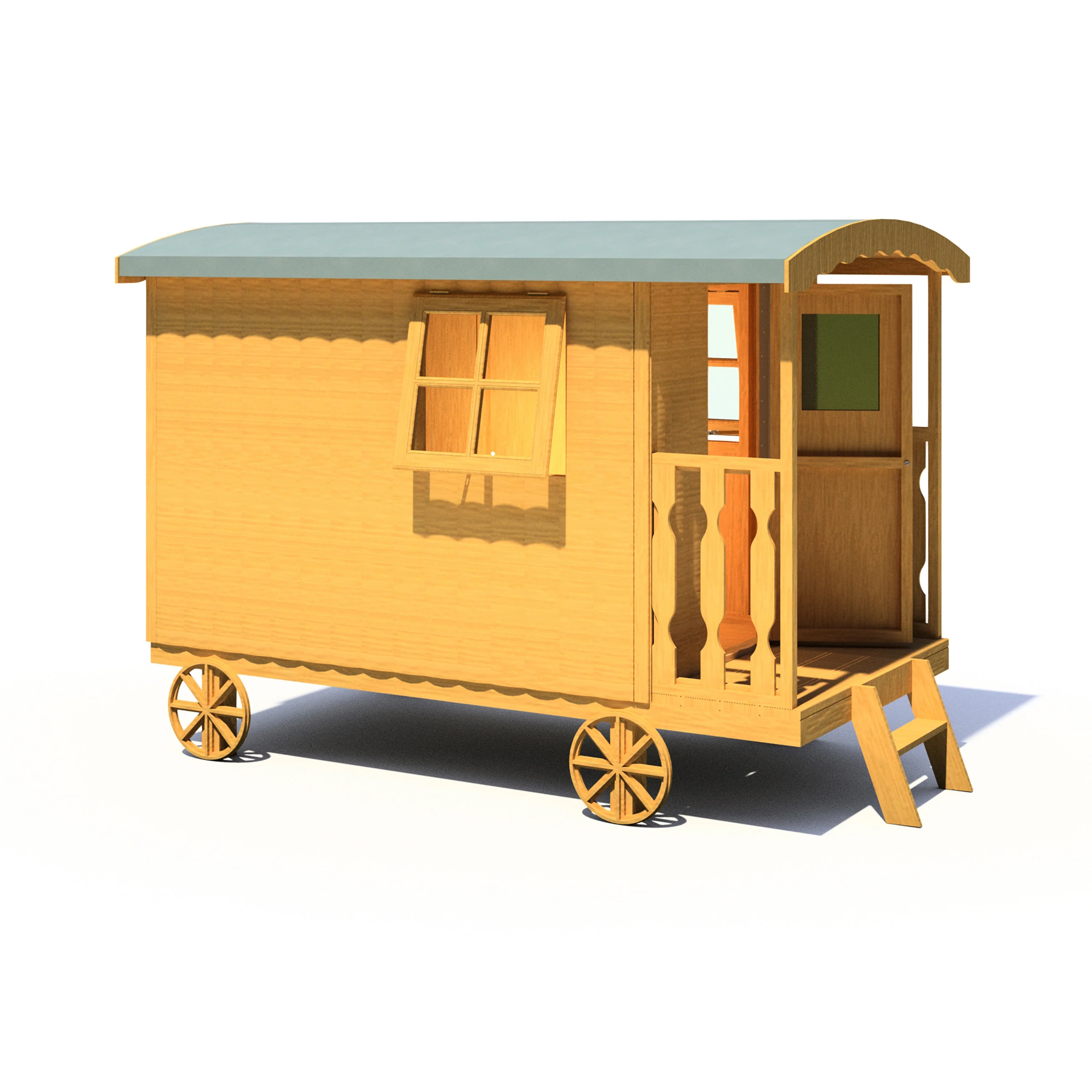 Shire Caboose 4x8 Playhouse - Image 2