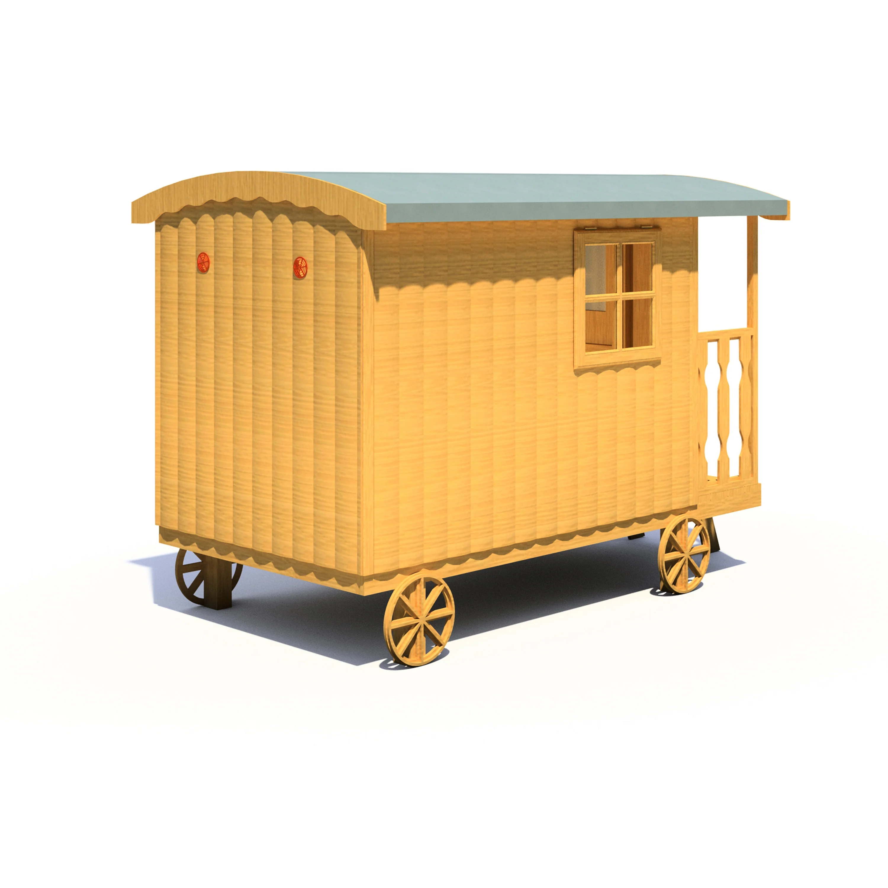 Shire Caboose 4x8 Playhouse - Image 4