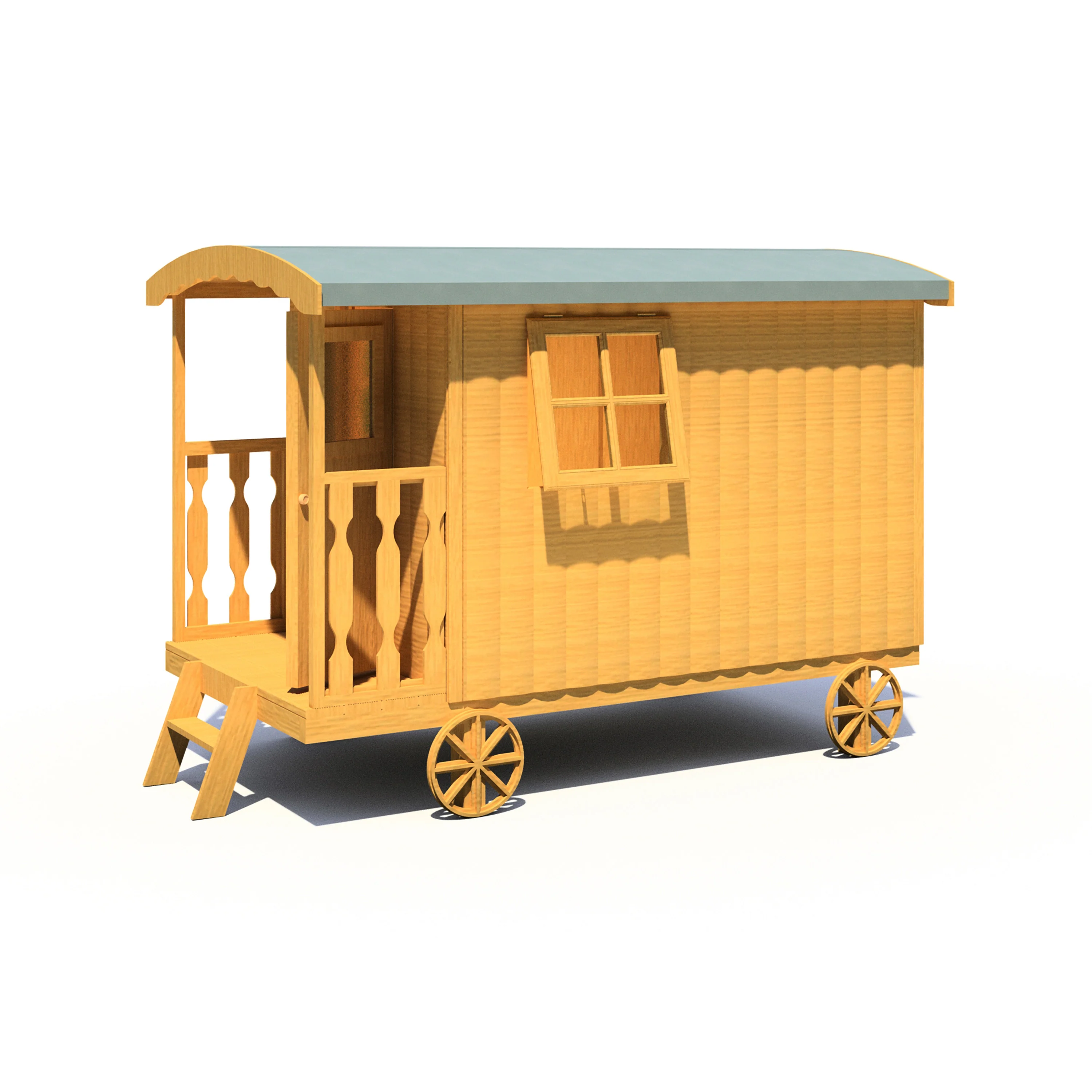 Shire Caboose 4x8 Playhouse - Image 9