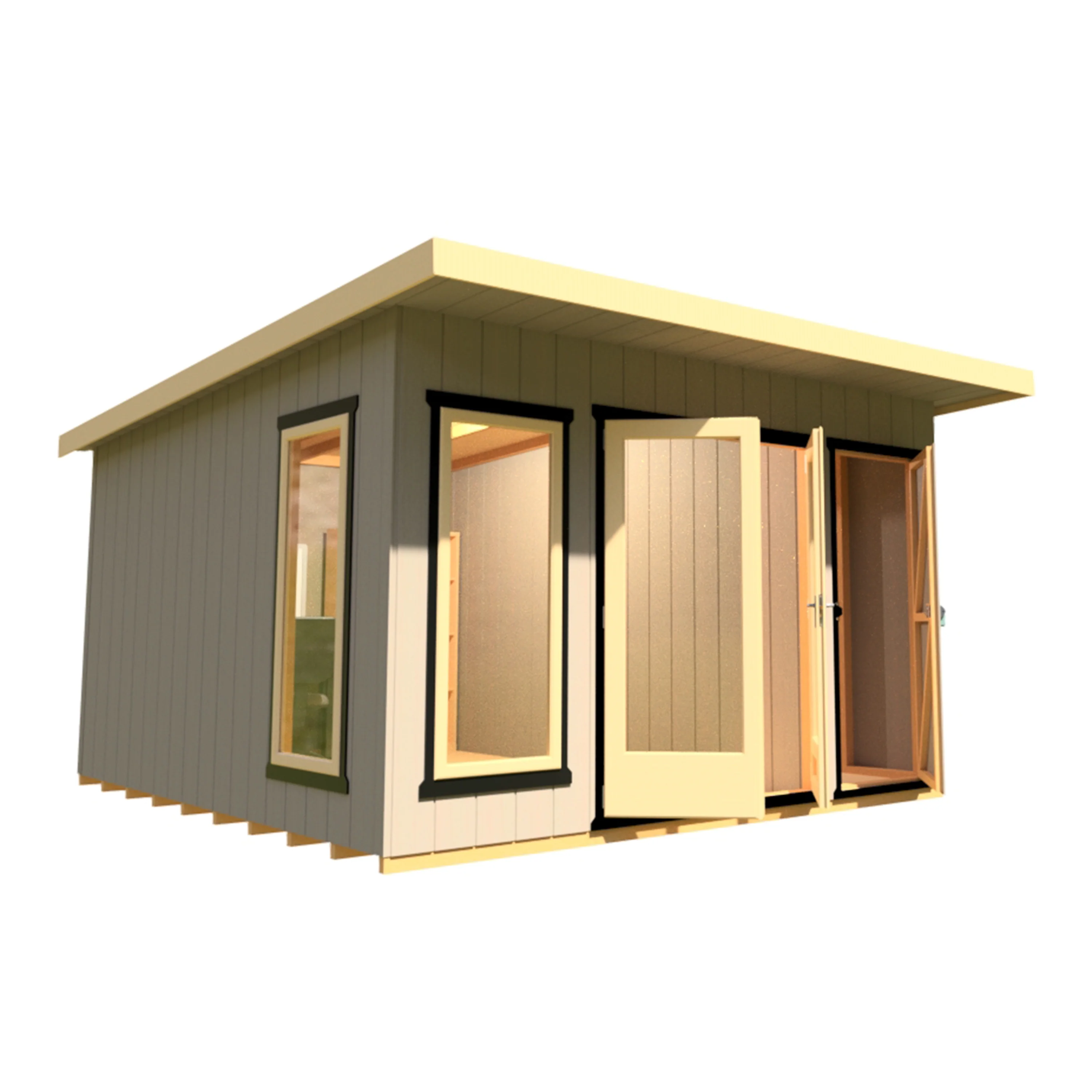 Shire Cali 12x12 Garden Office with Storage - Image 6