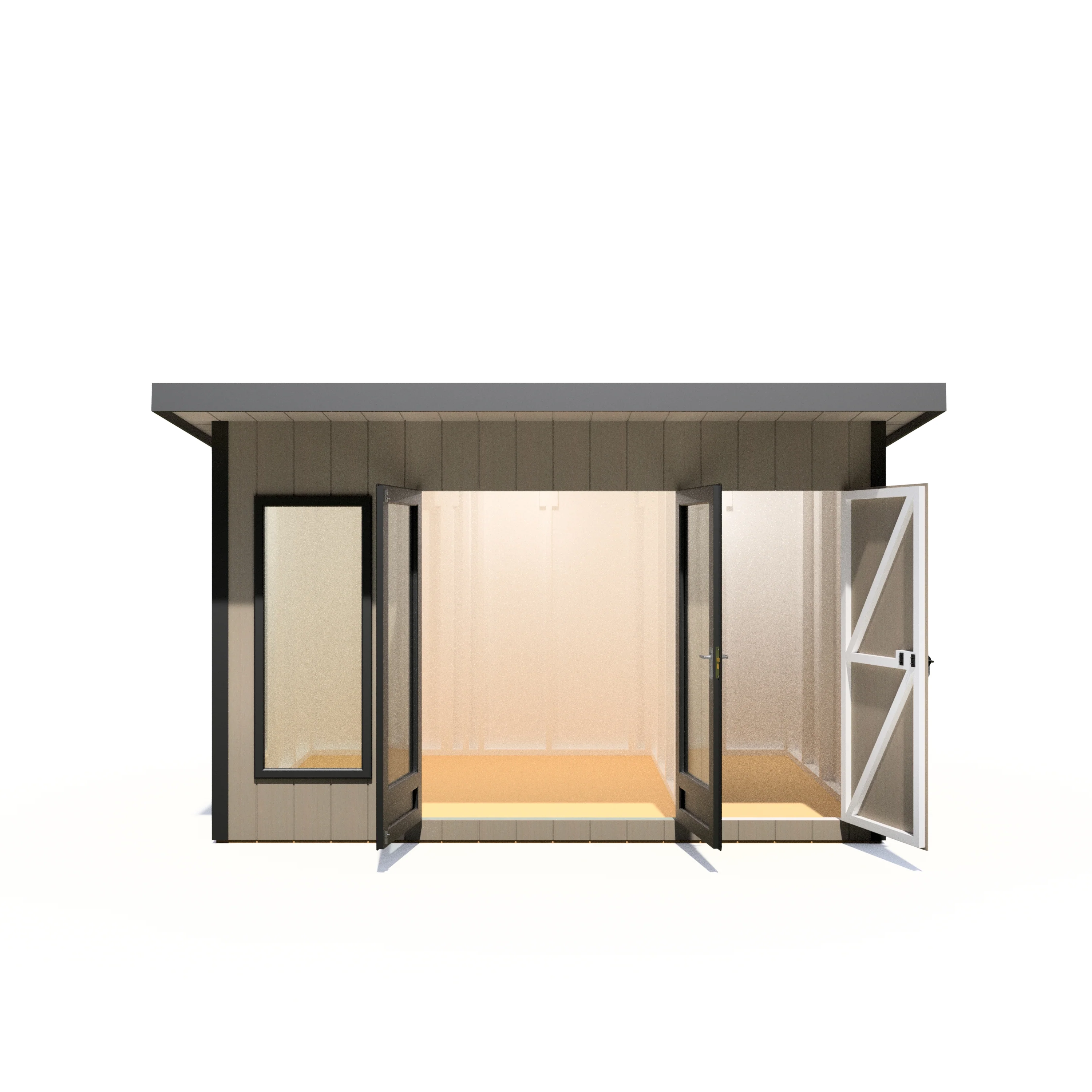 Shire Cali 12x8 Garden Office with Storage - Image 3