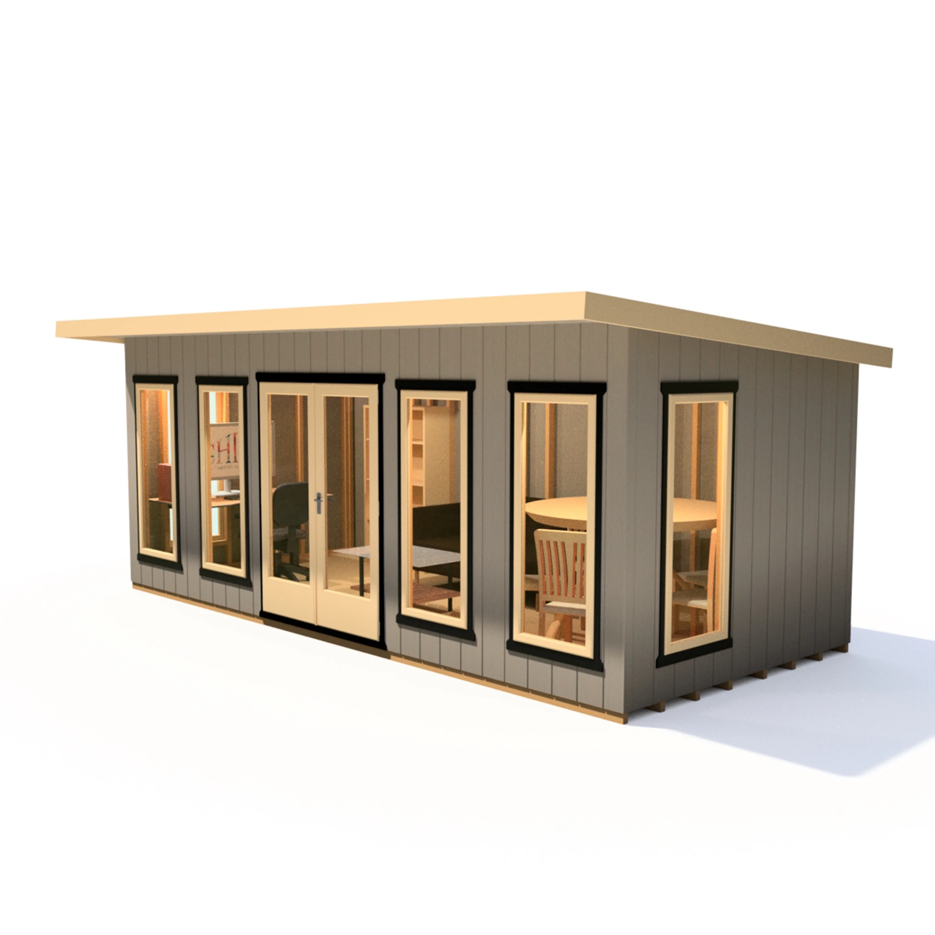 Shire Cali 20x8 Garden Office - Image 2