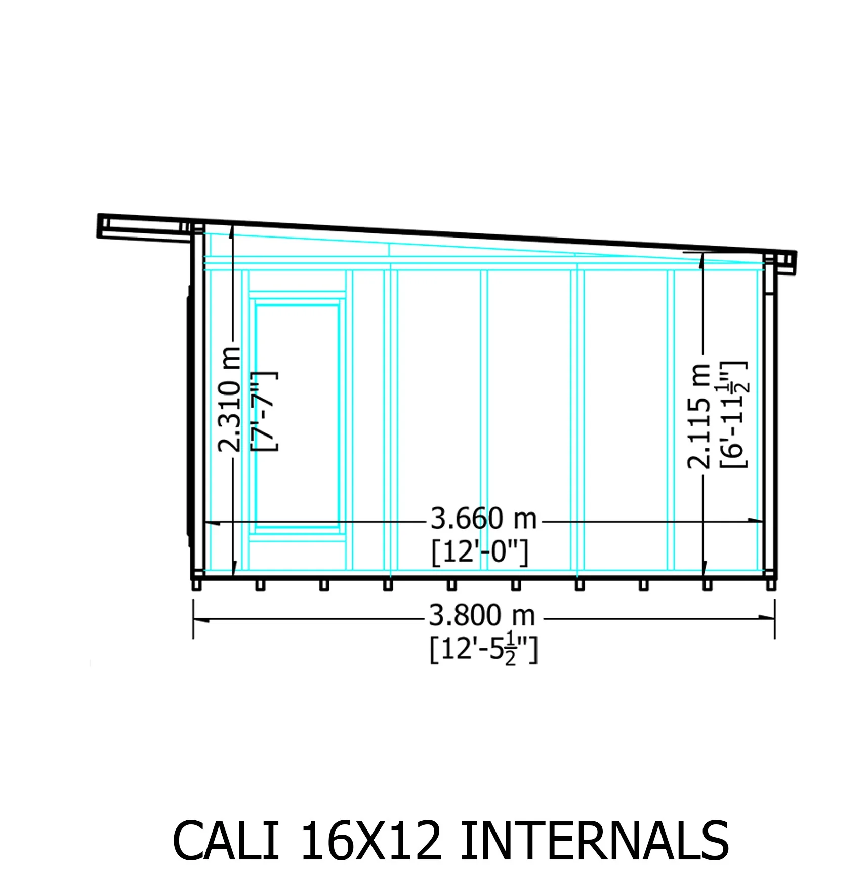 Shire Cali 20x8 Garden Office - Image 9