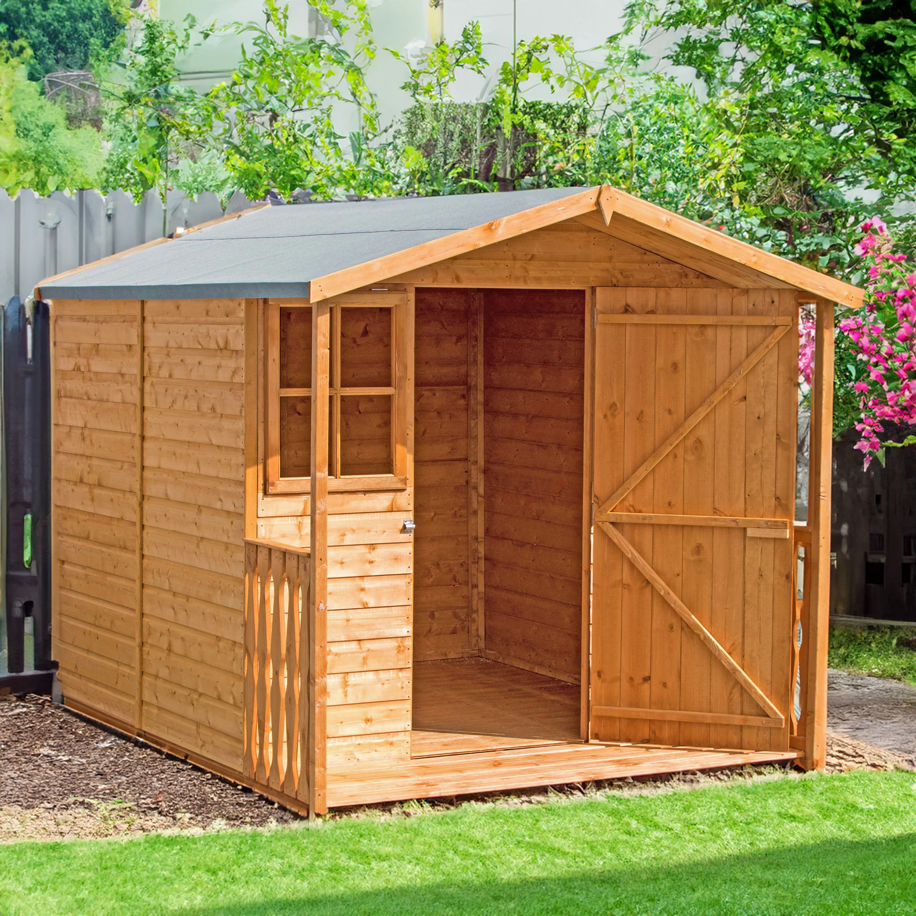 Shire Casita + Verandah 7x10 Shed / Summerhouse - Image 2