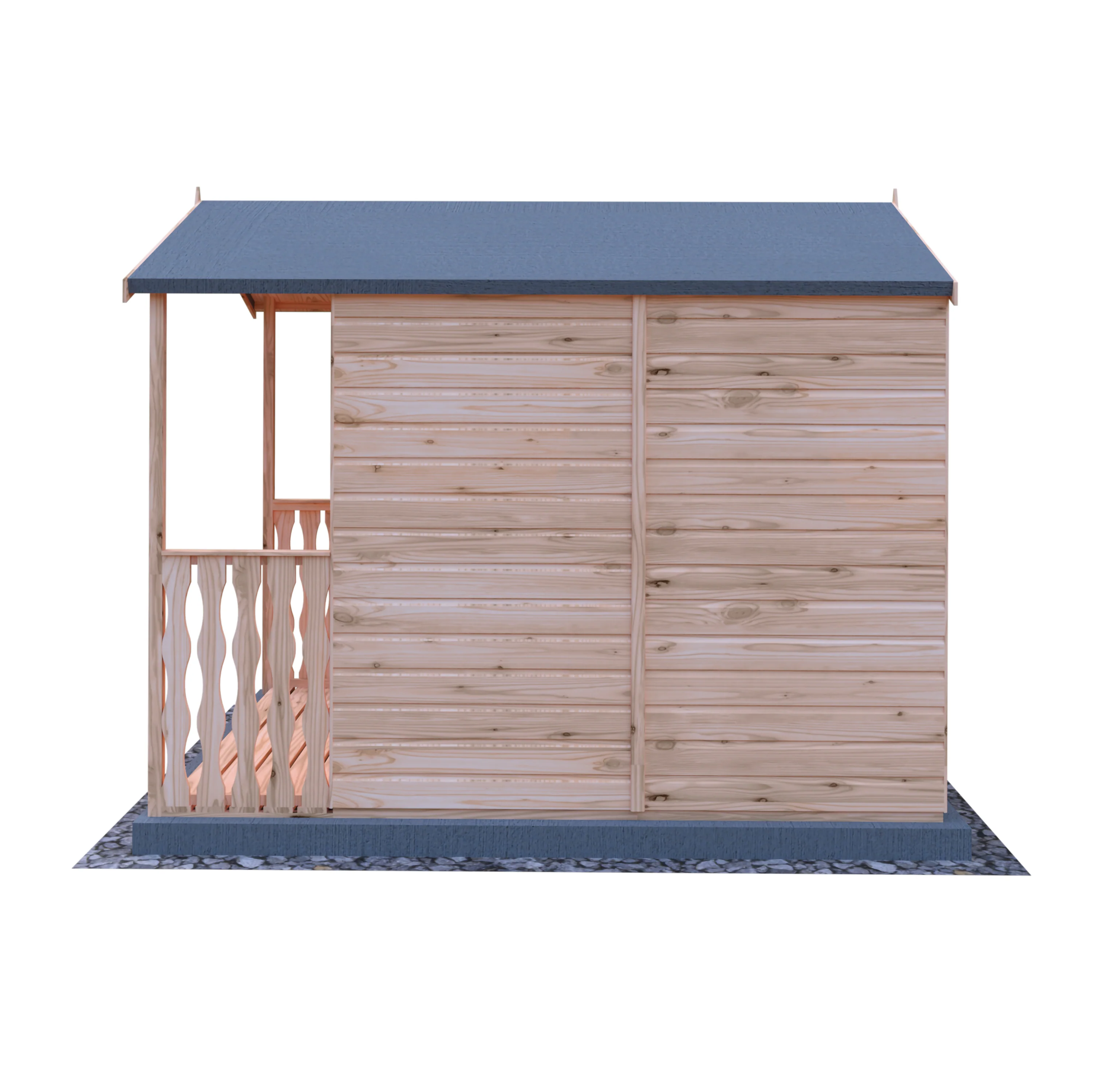 Shire Chatsworth 7x7 Summerhouse with Verandah - Image 8