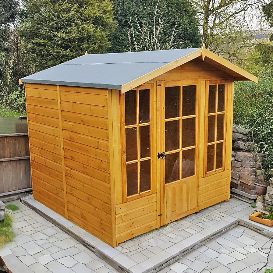 Shire Chatsworth Shiplap 7x7 Summerhouse - Image 2