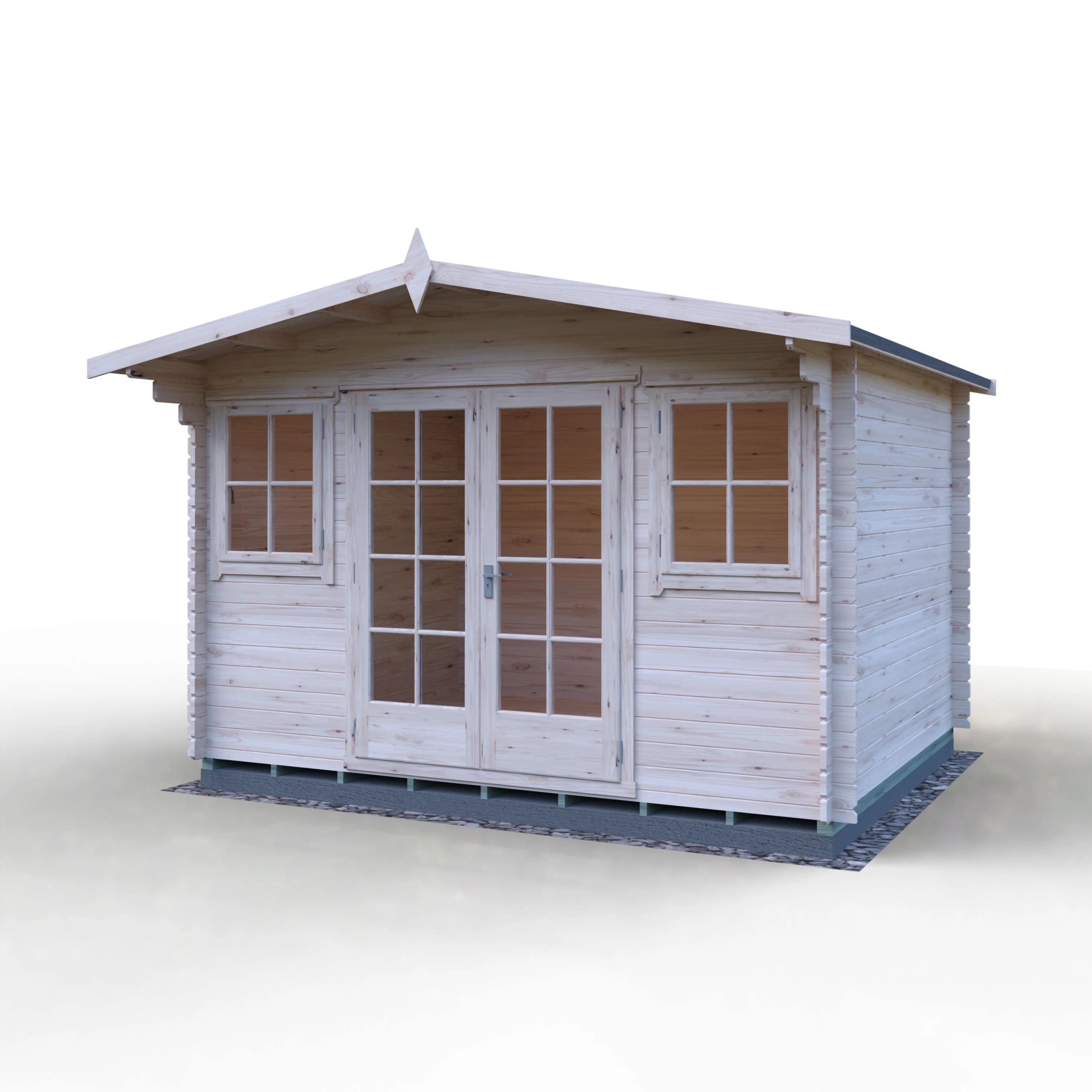 Shire Clipstone 12x10 Log Cabin - Image 15