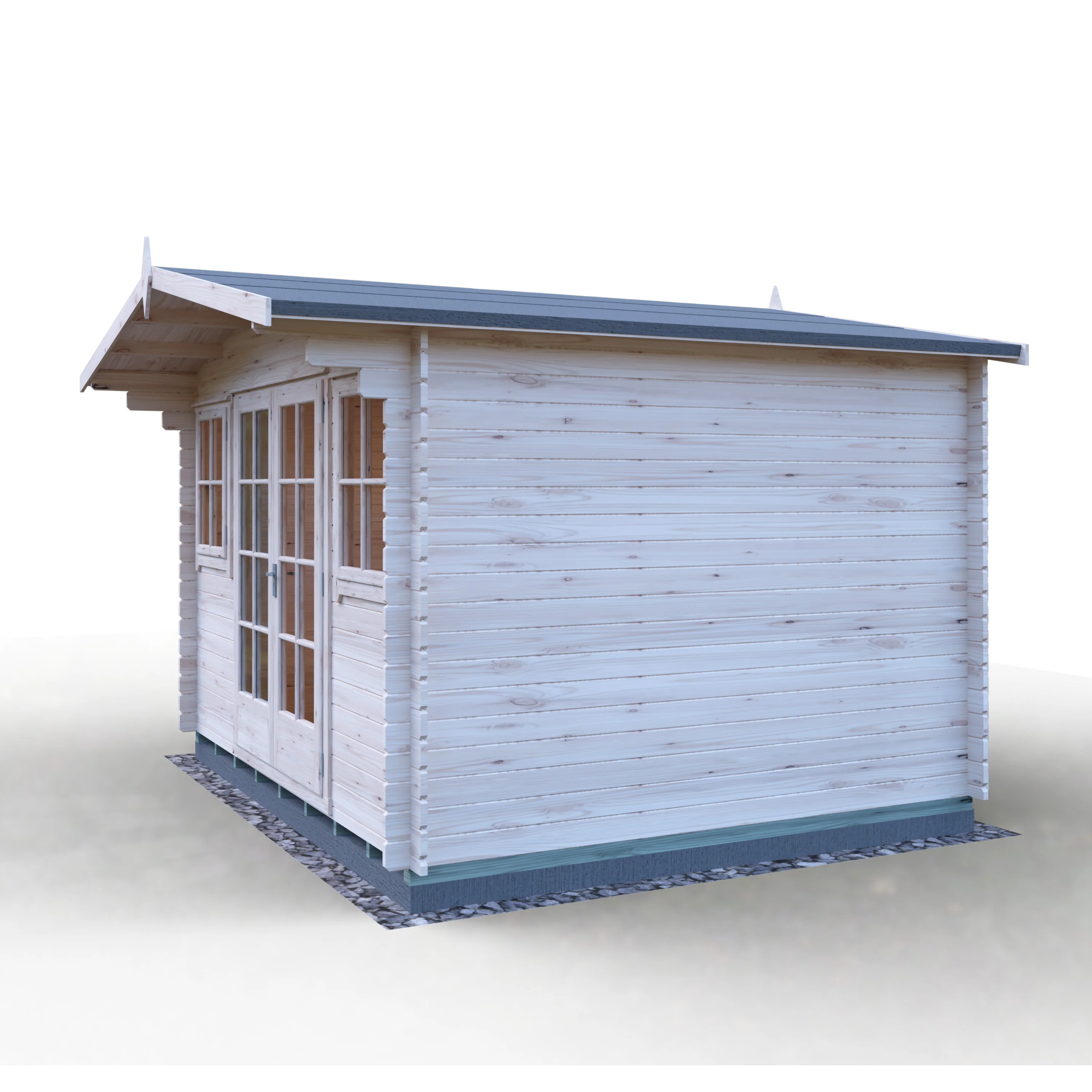 Shire Clipstone 12x10 Log Cabin - Image 17
