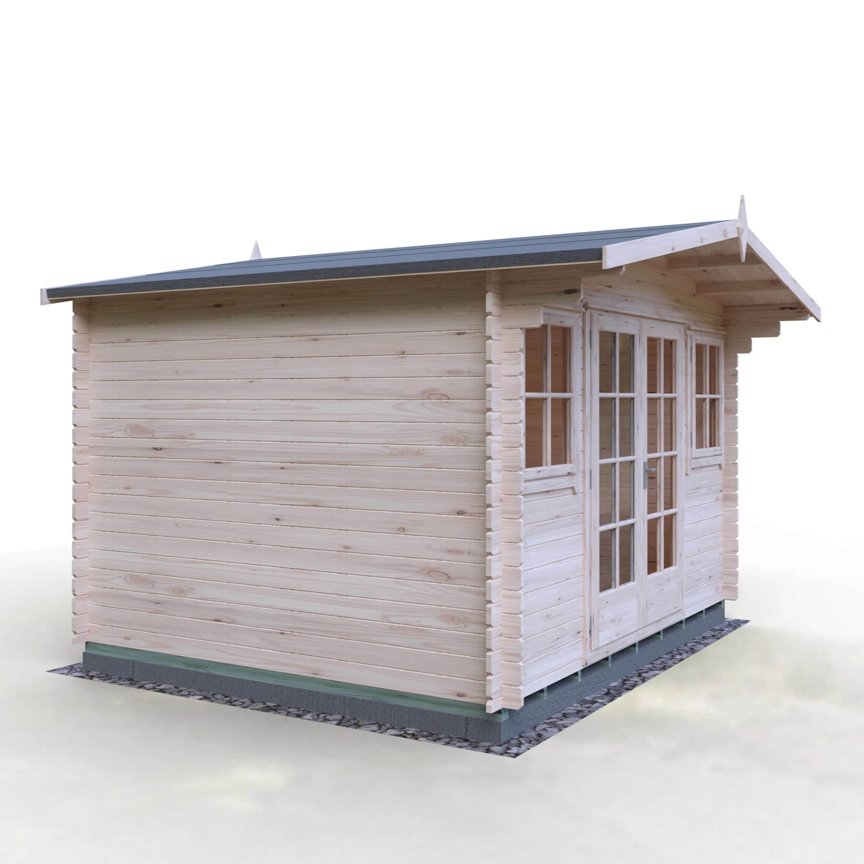 Shire Clipstone 12x10 Log Cabin - Image 23