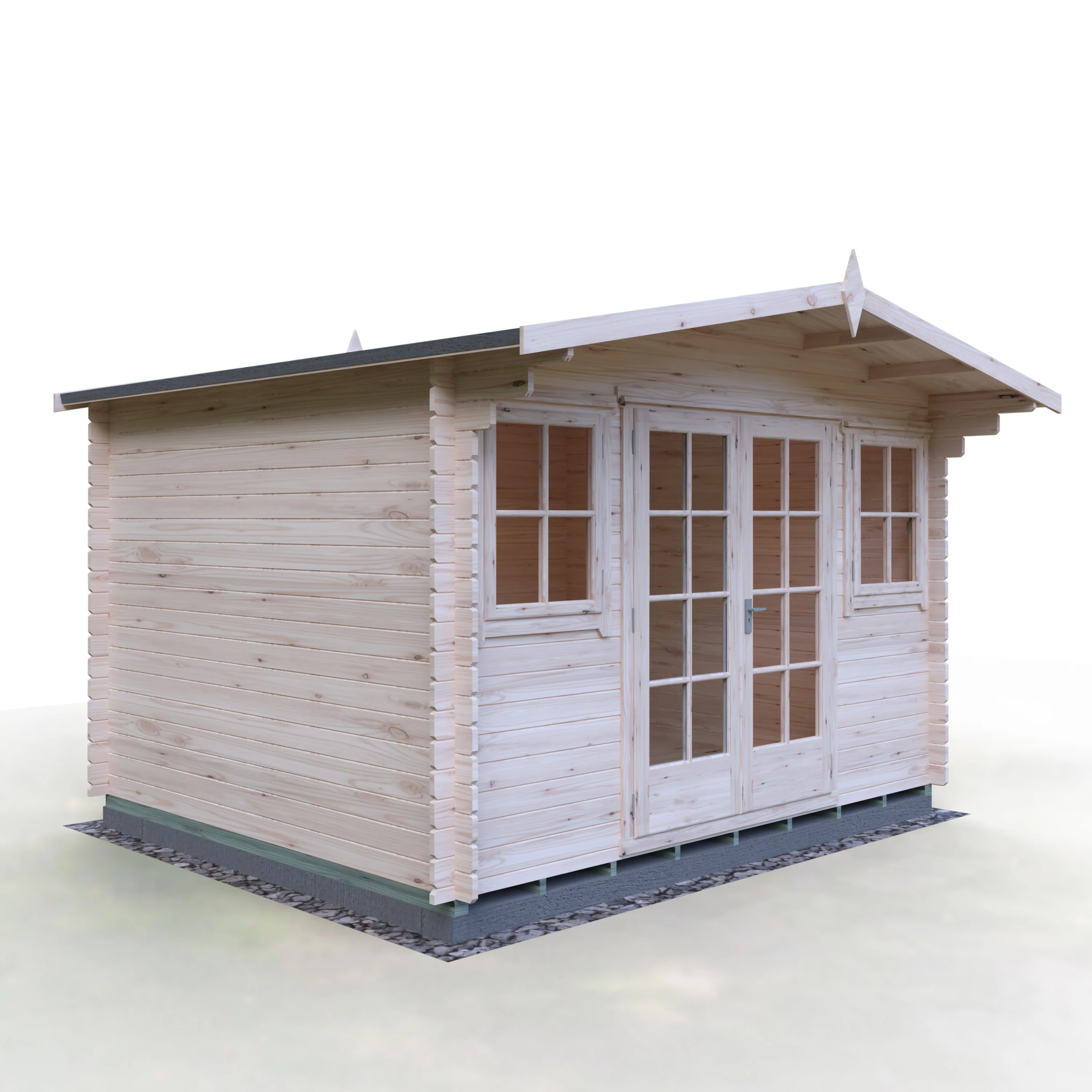 Shire Clipstone 12x10 Log Cabin - Image 24