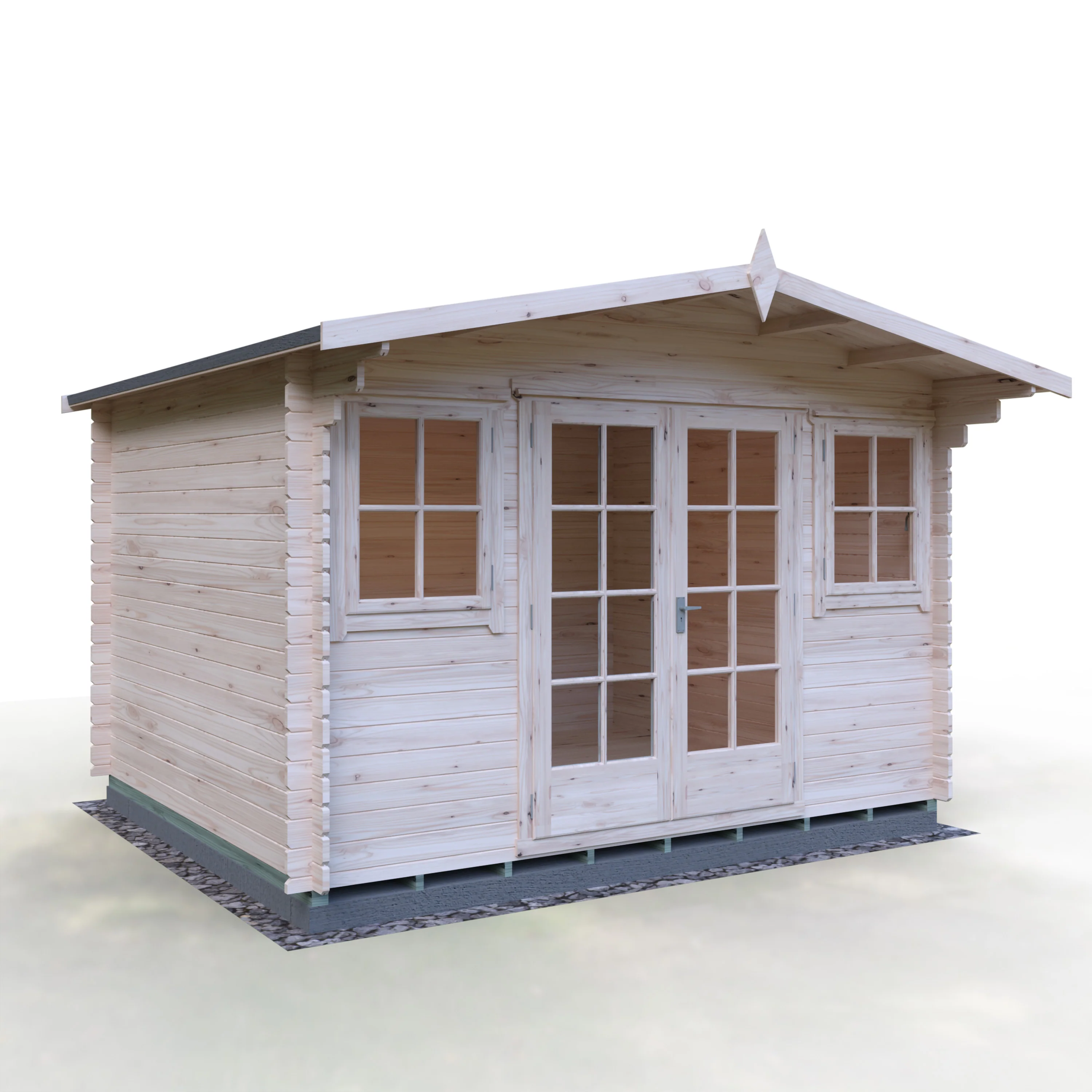 Shire Clipstone 12x10 Log Cabin - Image 25