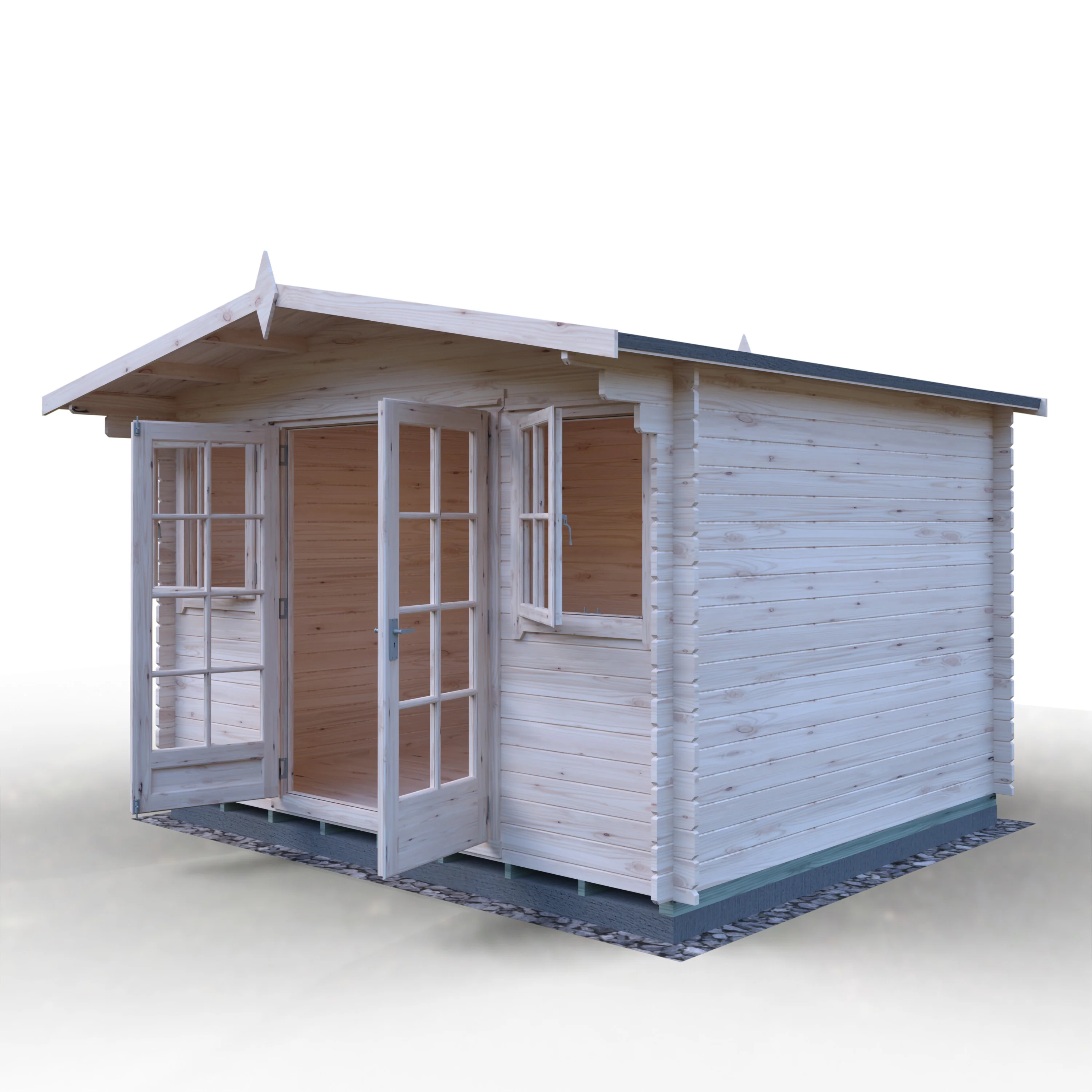 Shire Clipstone 12x10 Log Cabin - Image 27