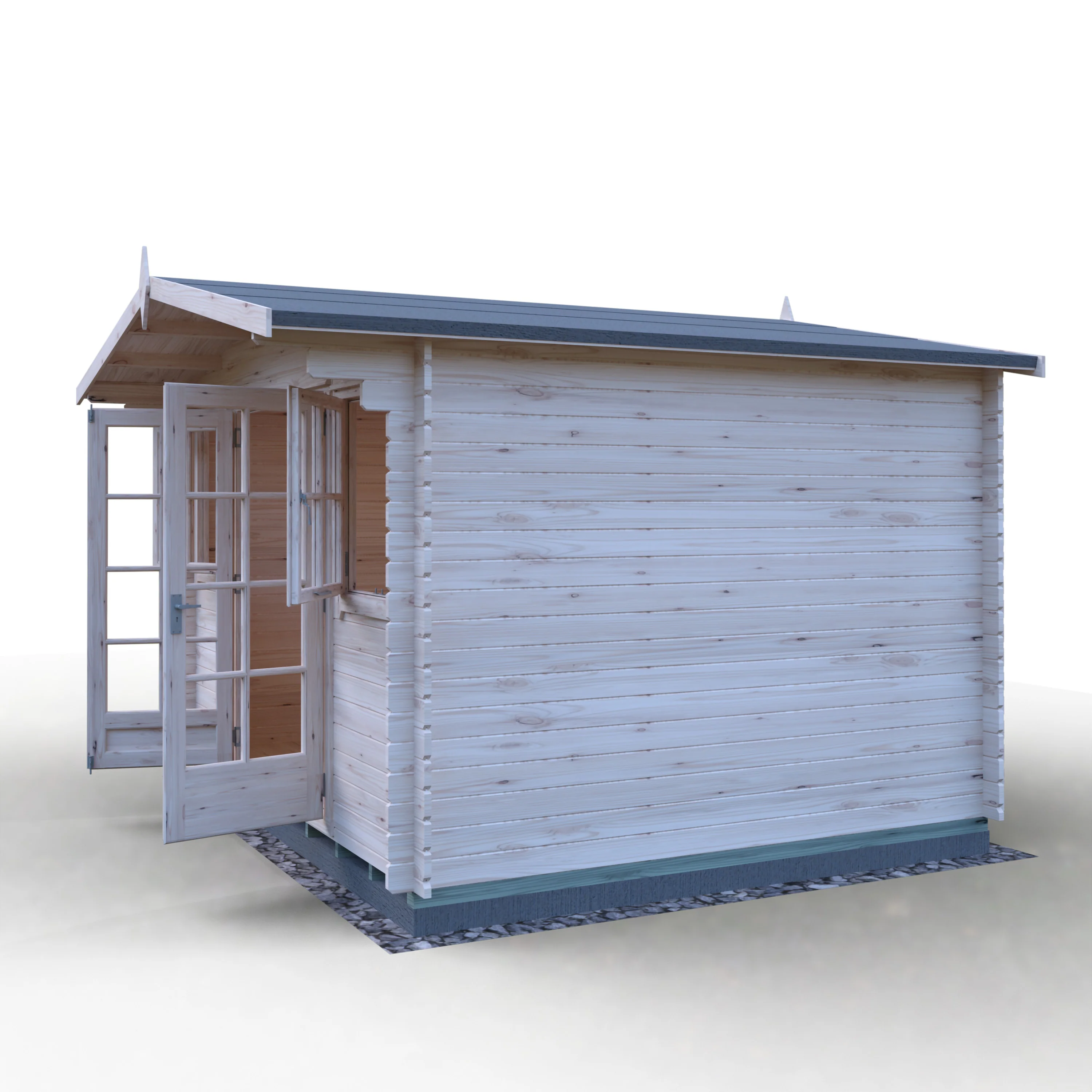 Shire Clipstone 12x10 Log Cabin - Image 28