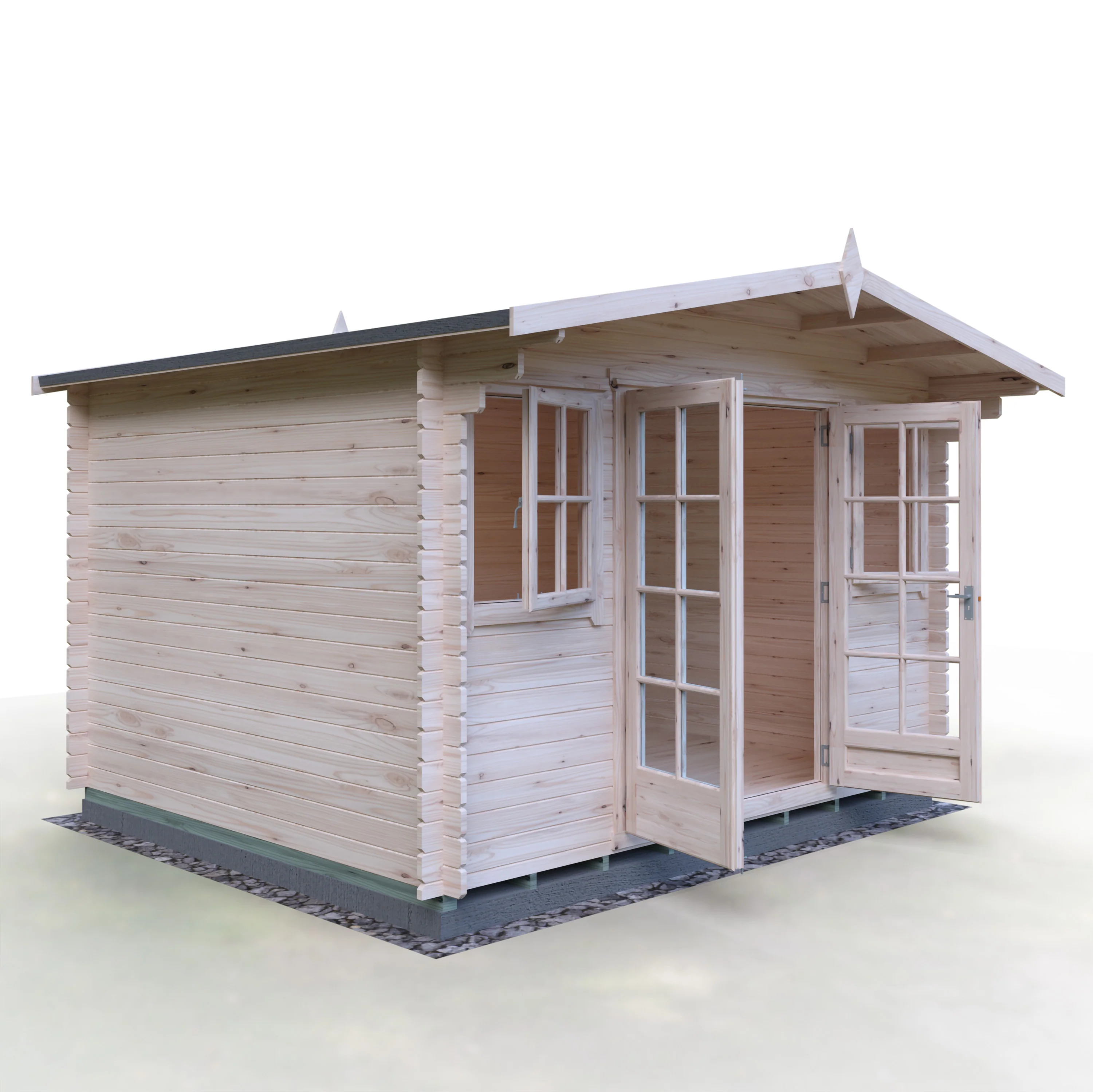 Shire Clipstone 12x10 Log Cabin - Image 31