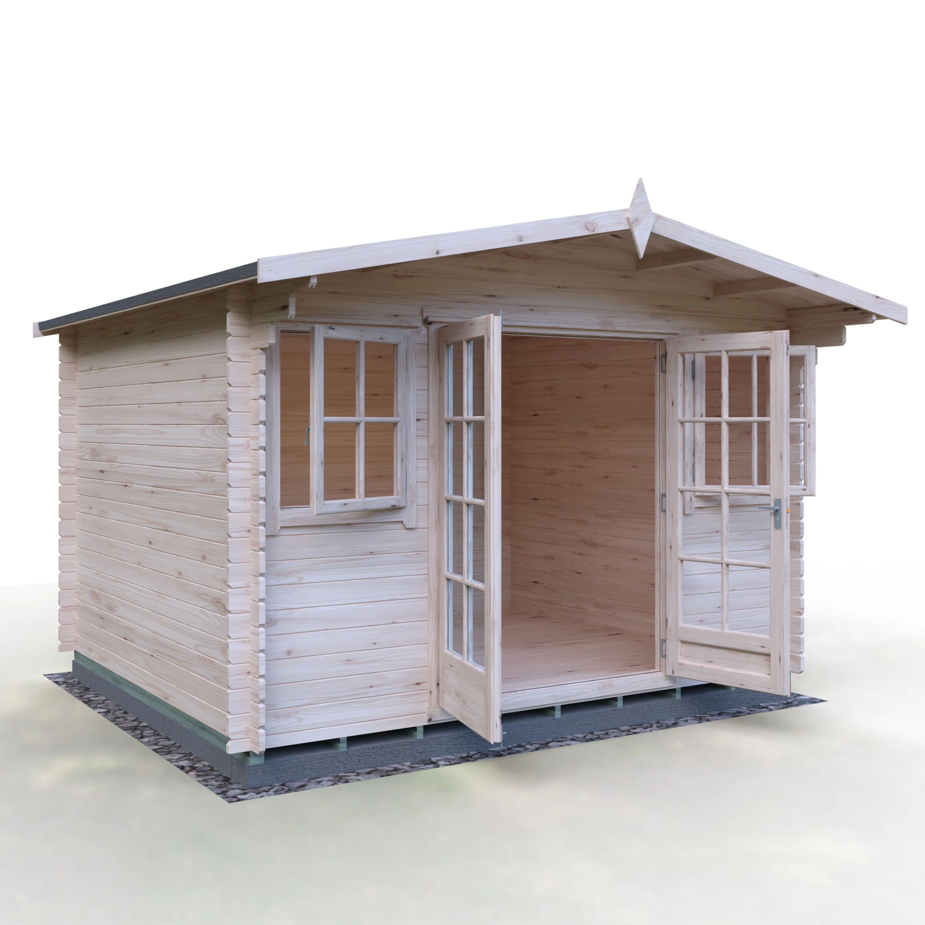 Shire Clipstone 12x10 Log Cabin - Image 32