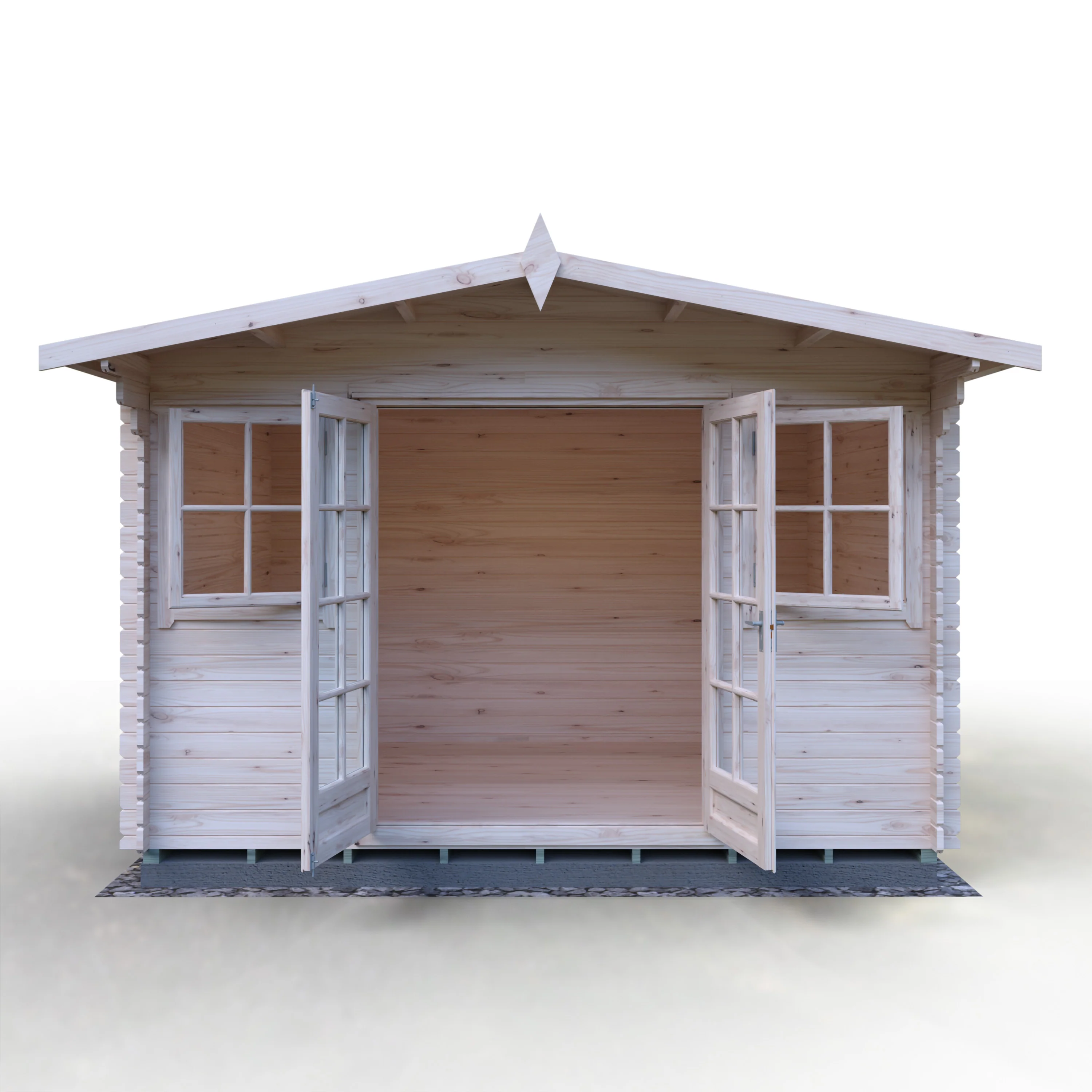 Shire Clipstone 12x10 Log Cabin - Image 4