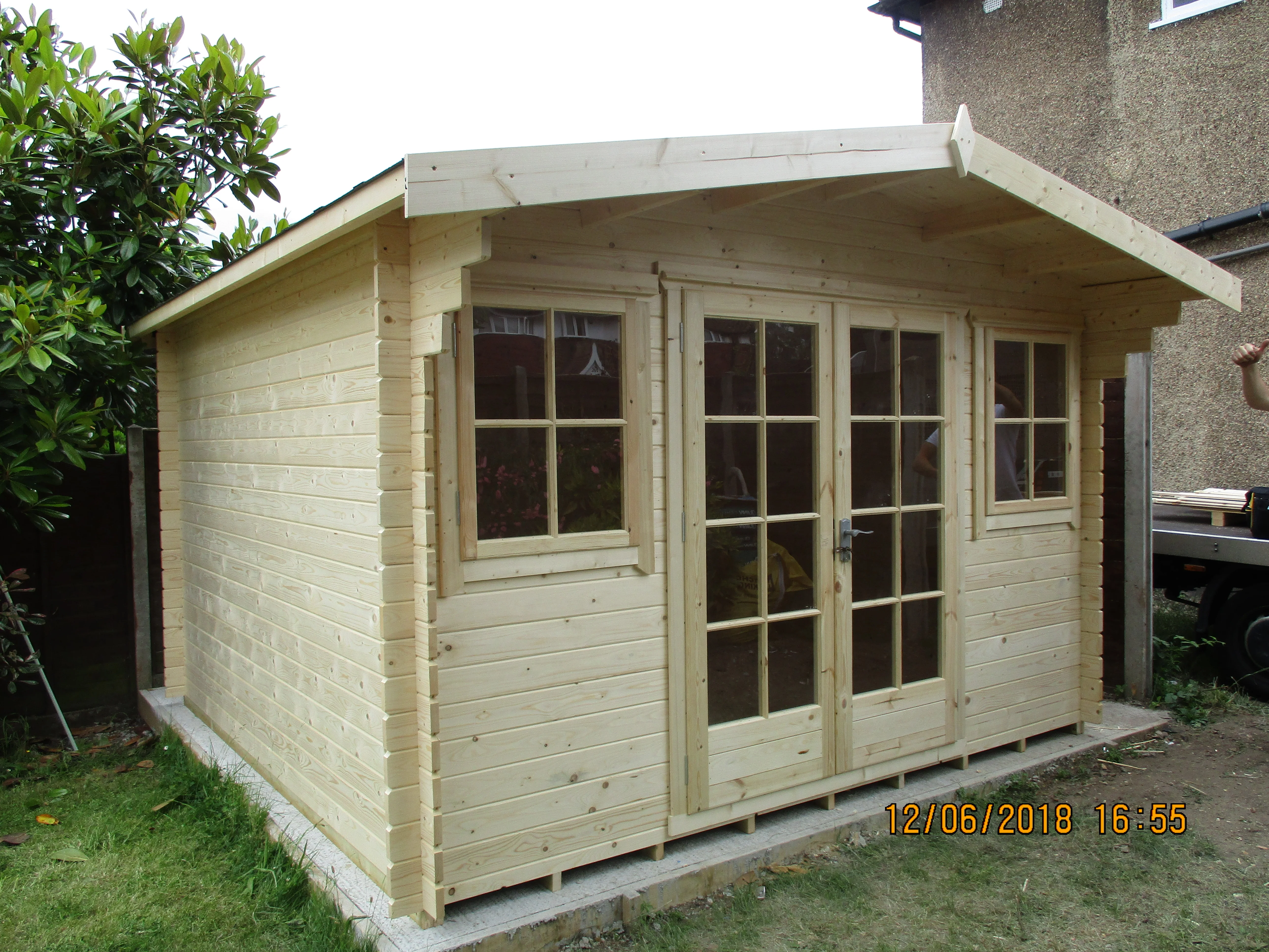 Shire Clipstone 12x12 Log Cabin - Image 16