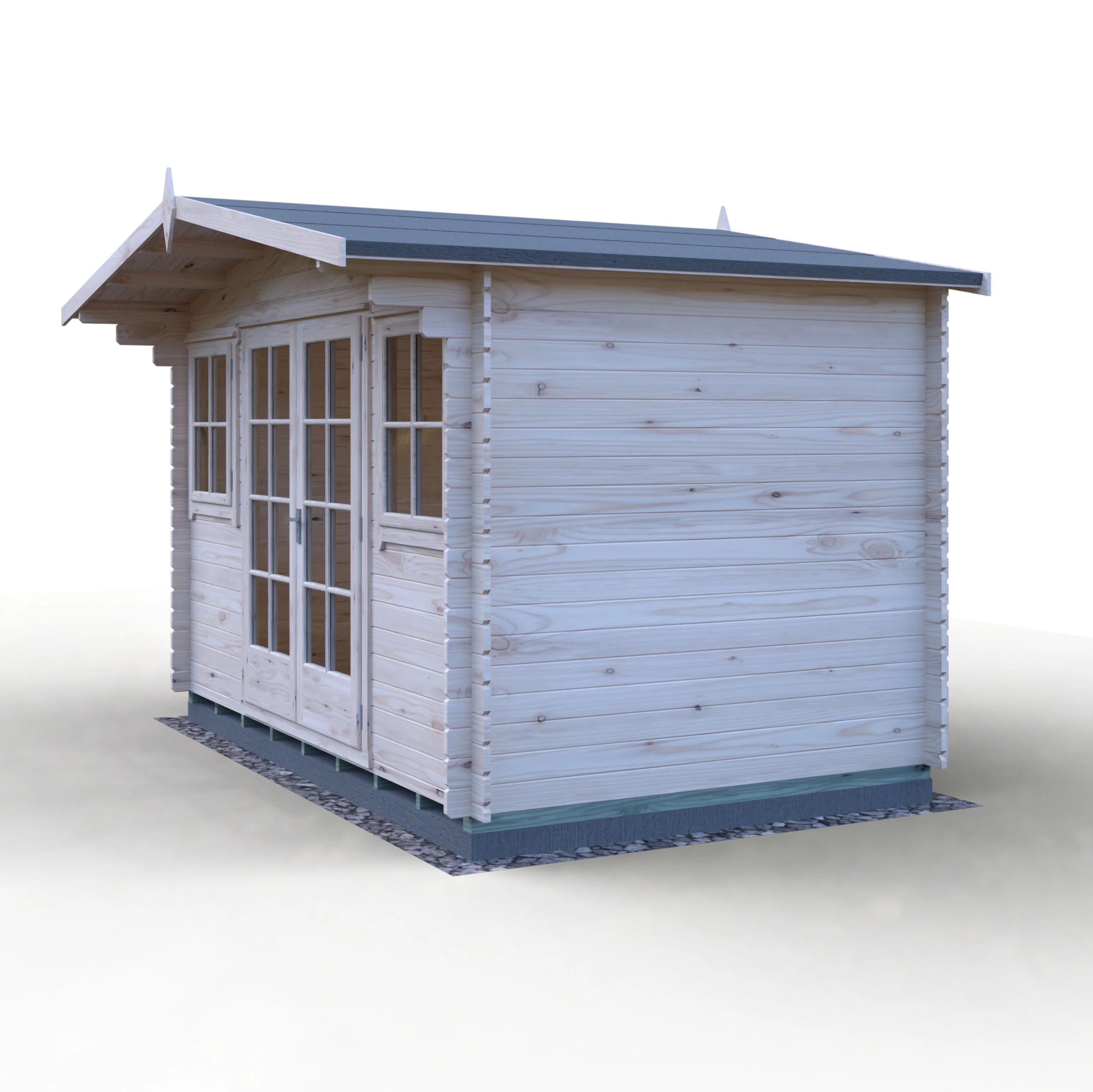 Shire Clipstone 12x8 Log Cabin - Image 16