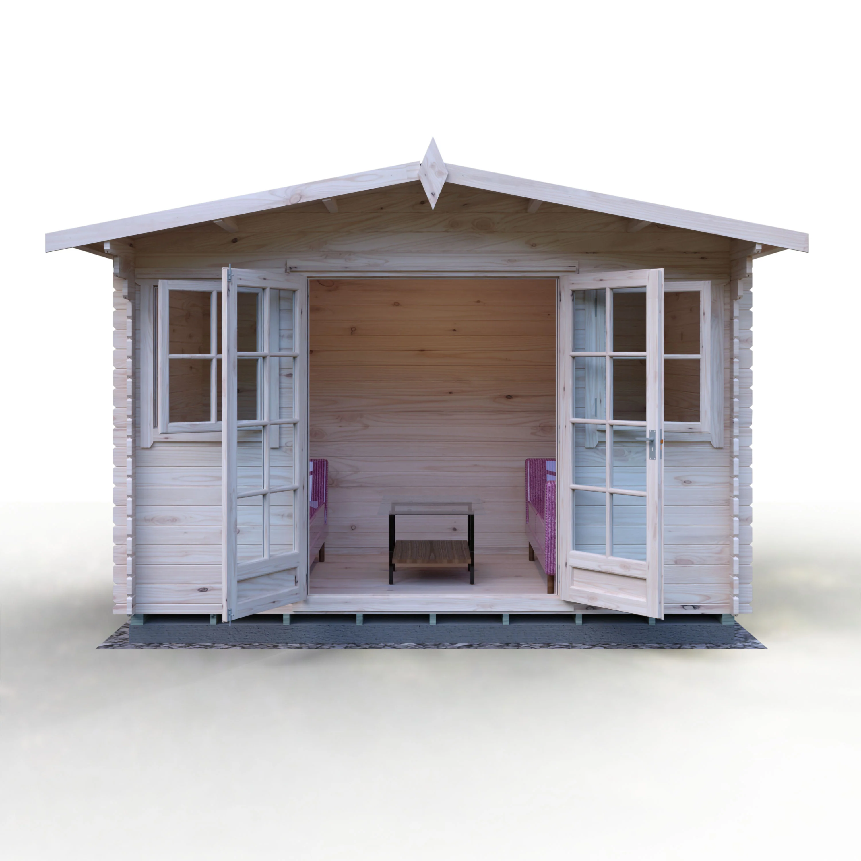 Shire Clipstone 12x8 Log Cabin - Image 25