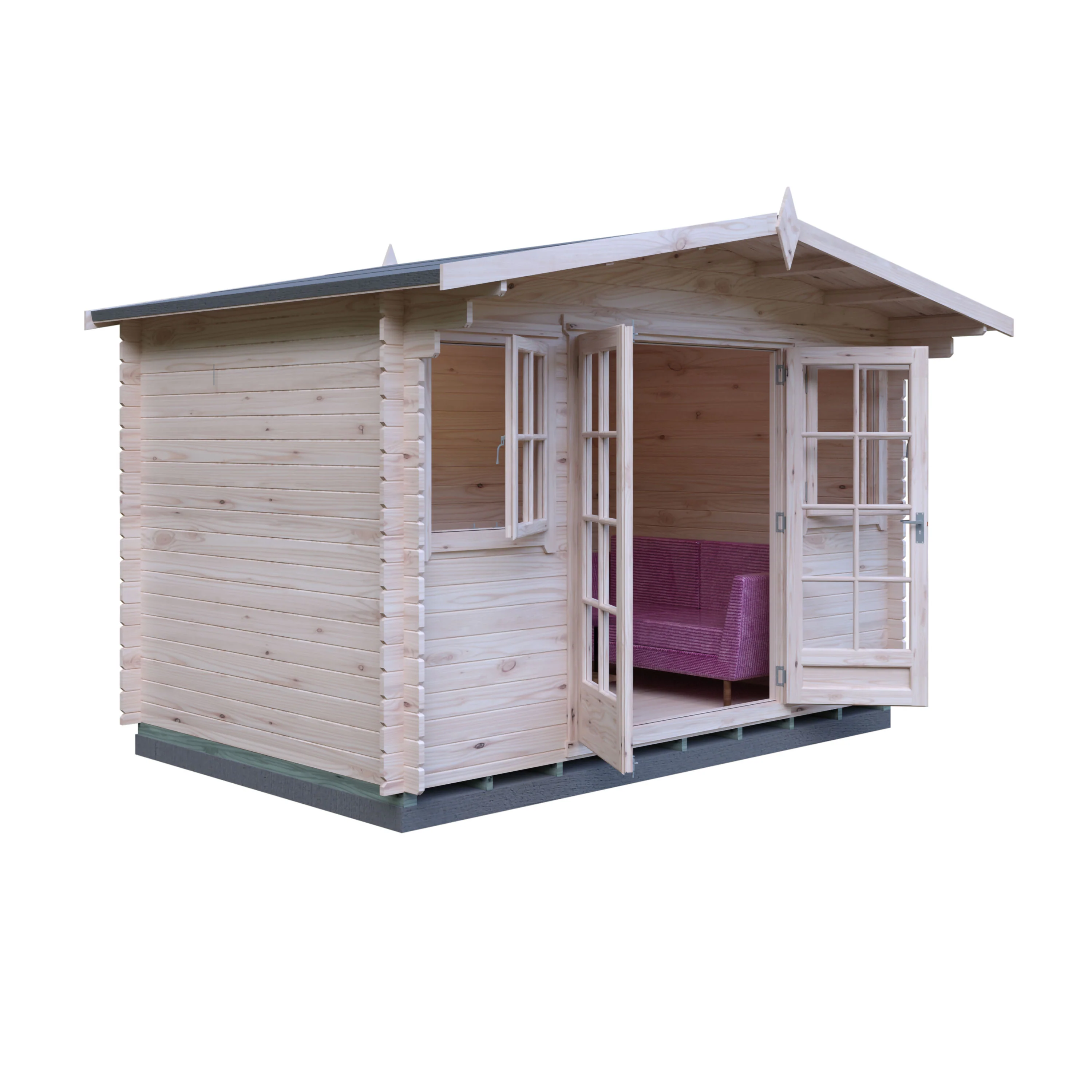 Shire Clipstone 12x8 Log Cabin - Image 31