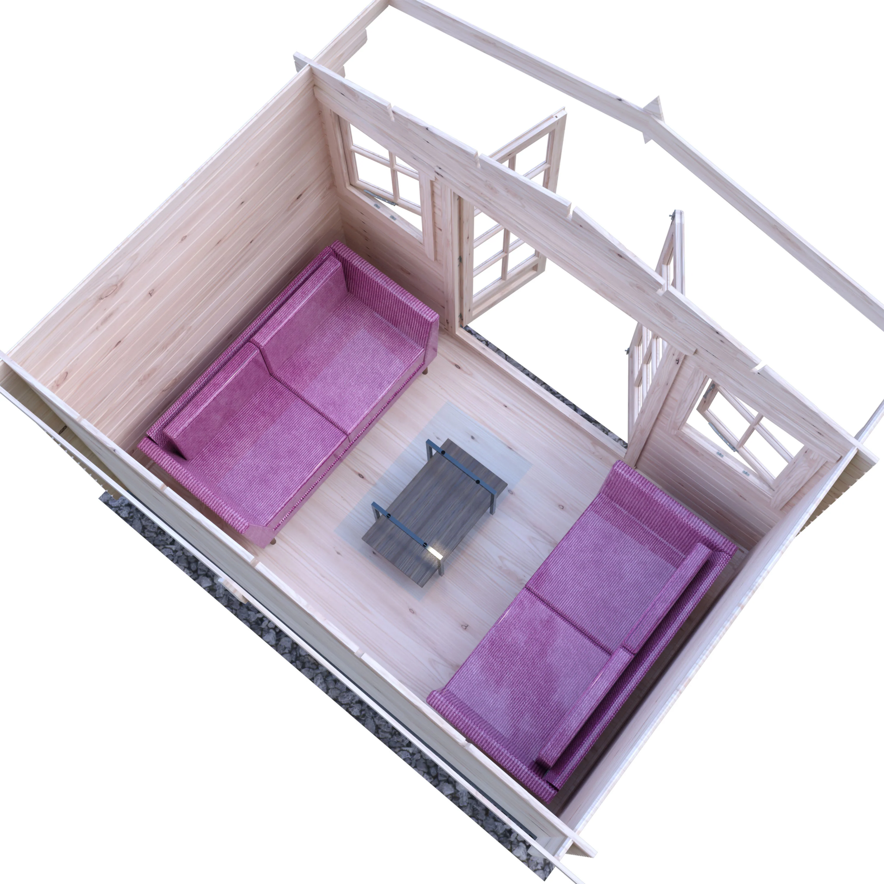 Shire Clipstone 12x8 Log Cabin - Image 35