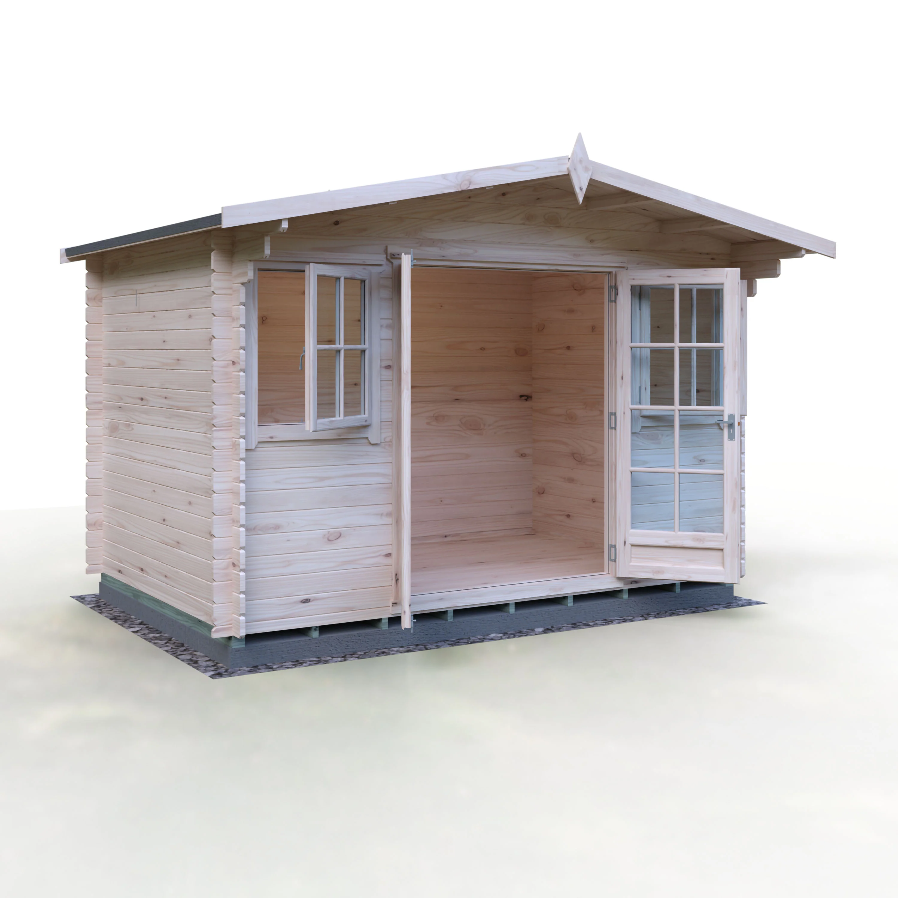 Shire Clipstone 12x8 Log Cabin - Image 40