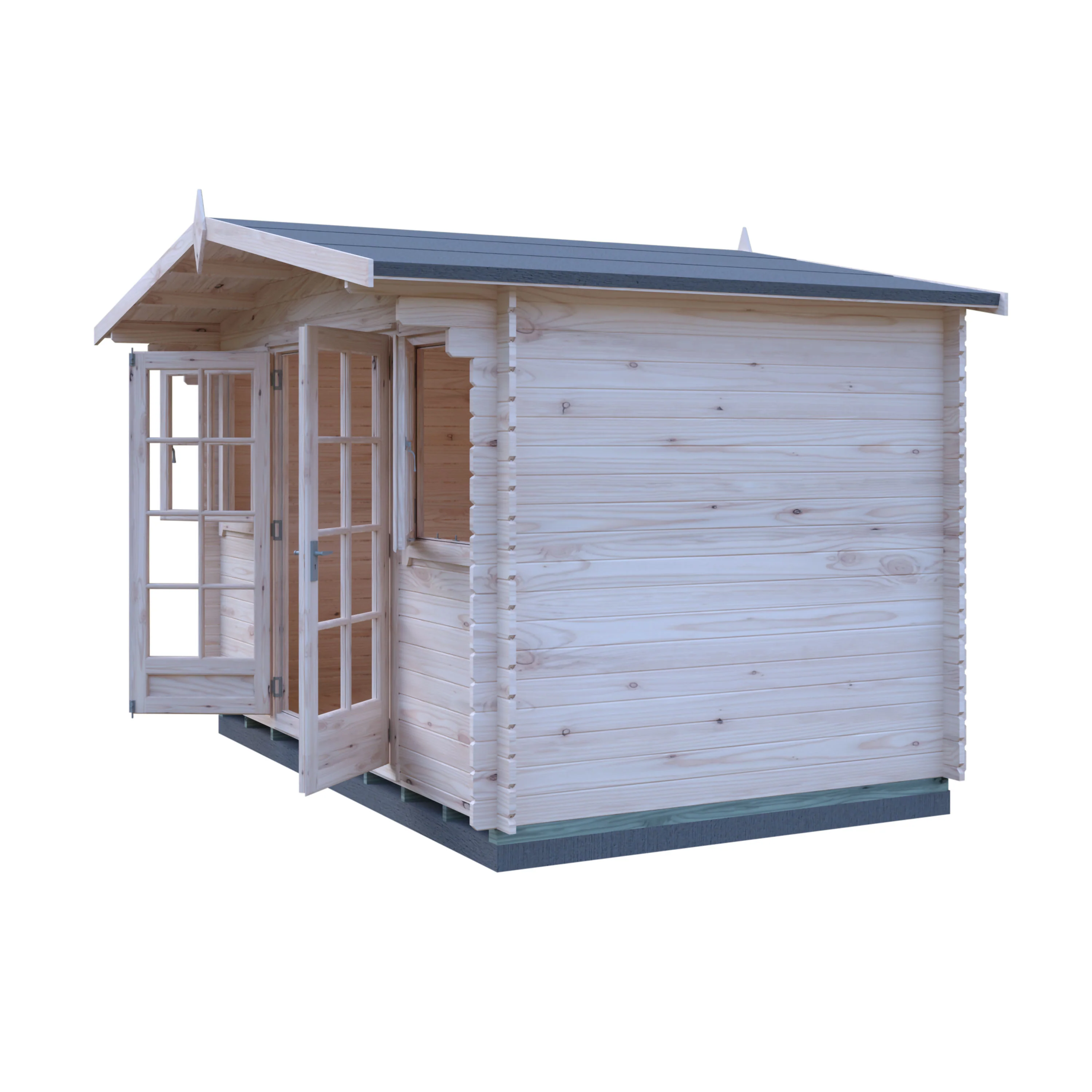 Shire Clipstone 12x8 Log Cabin - Image 42