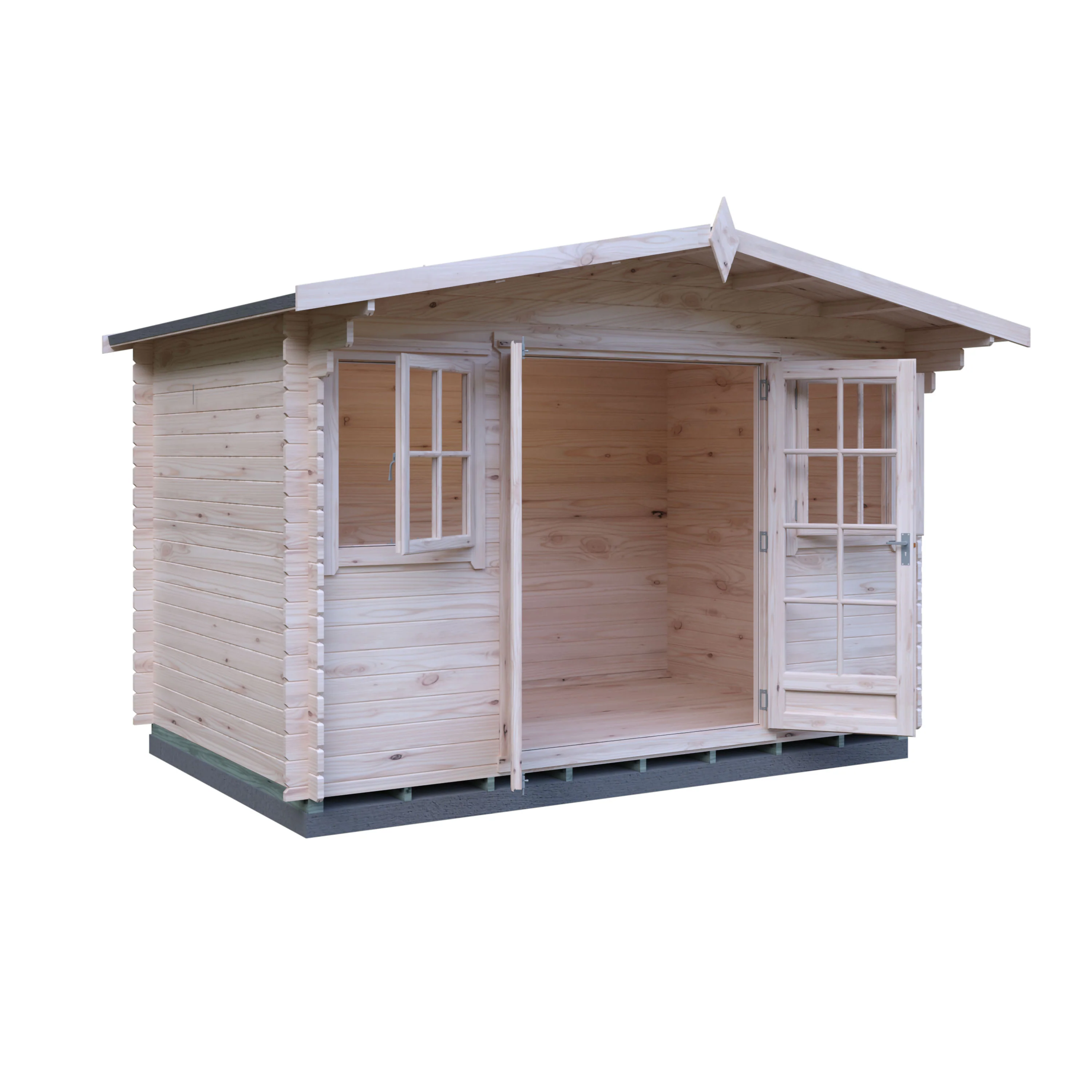 Shire Clipstone 12x8 Log Cabin - Image 47