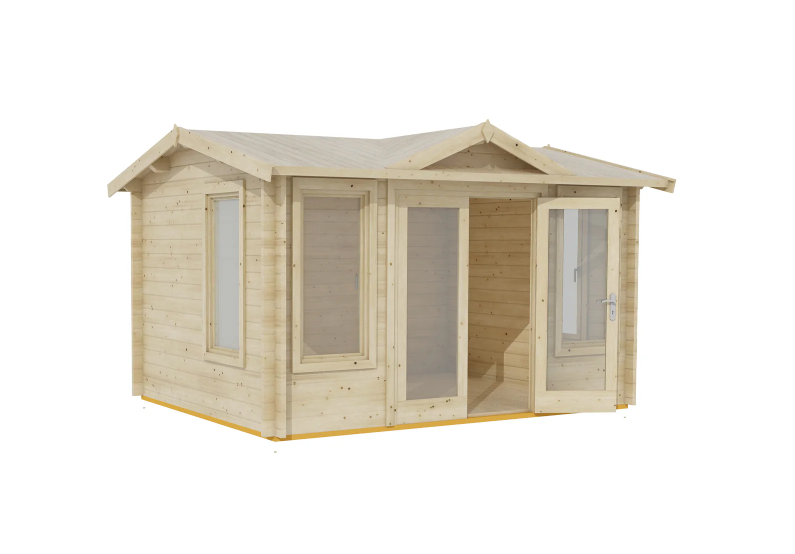 Shire Clockhouse 10x12 44mm Log Cabin - Image 4