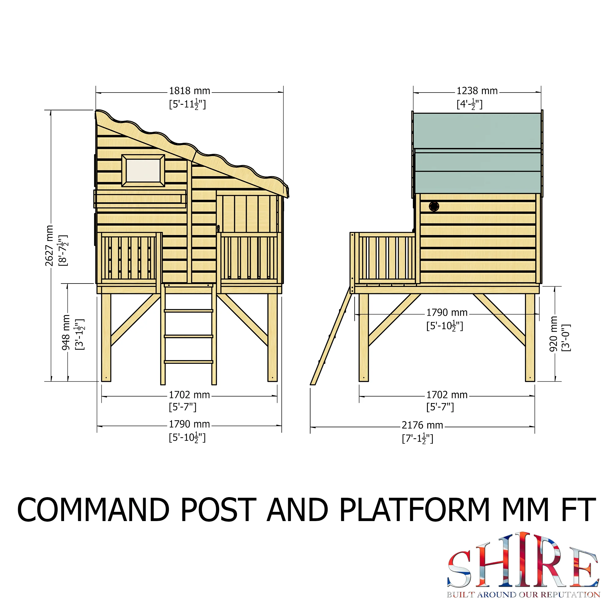 Shire Command Post + Platform Playhouse - Image 5
