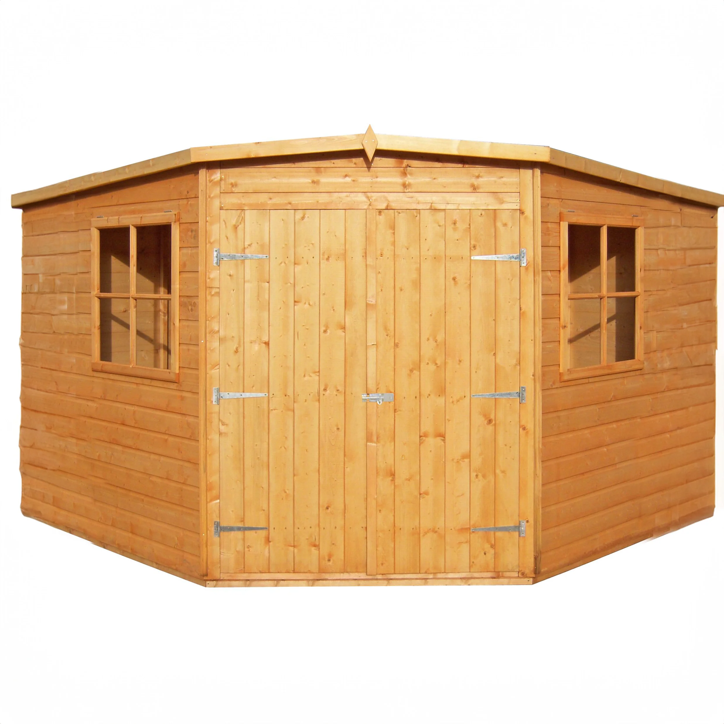 Shire Shiplap Corner Shed 10 x 10 - Image 2