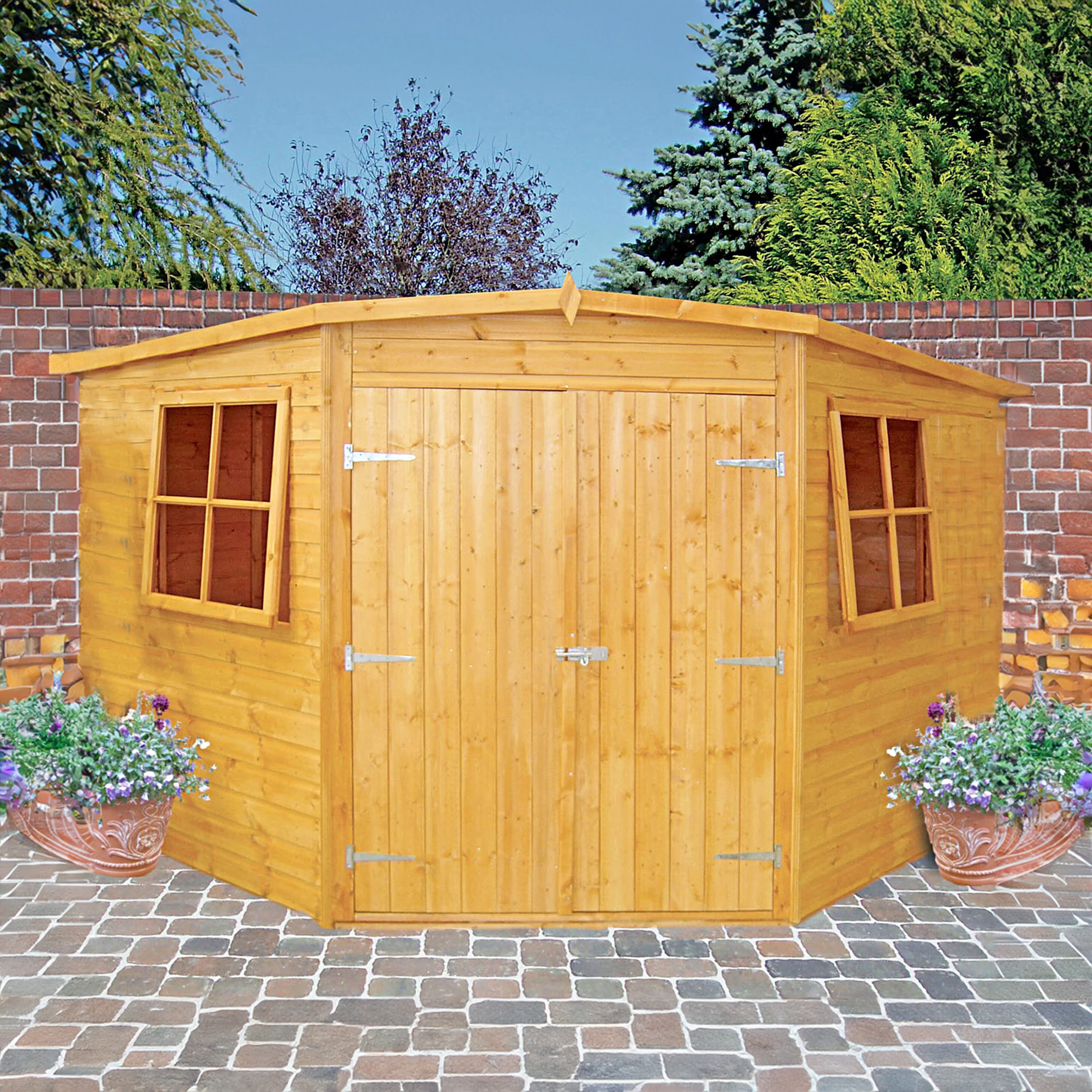 Shire Shiplap Corner Shed 10 x 10 - Image 6