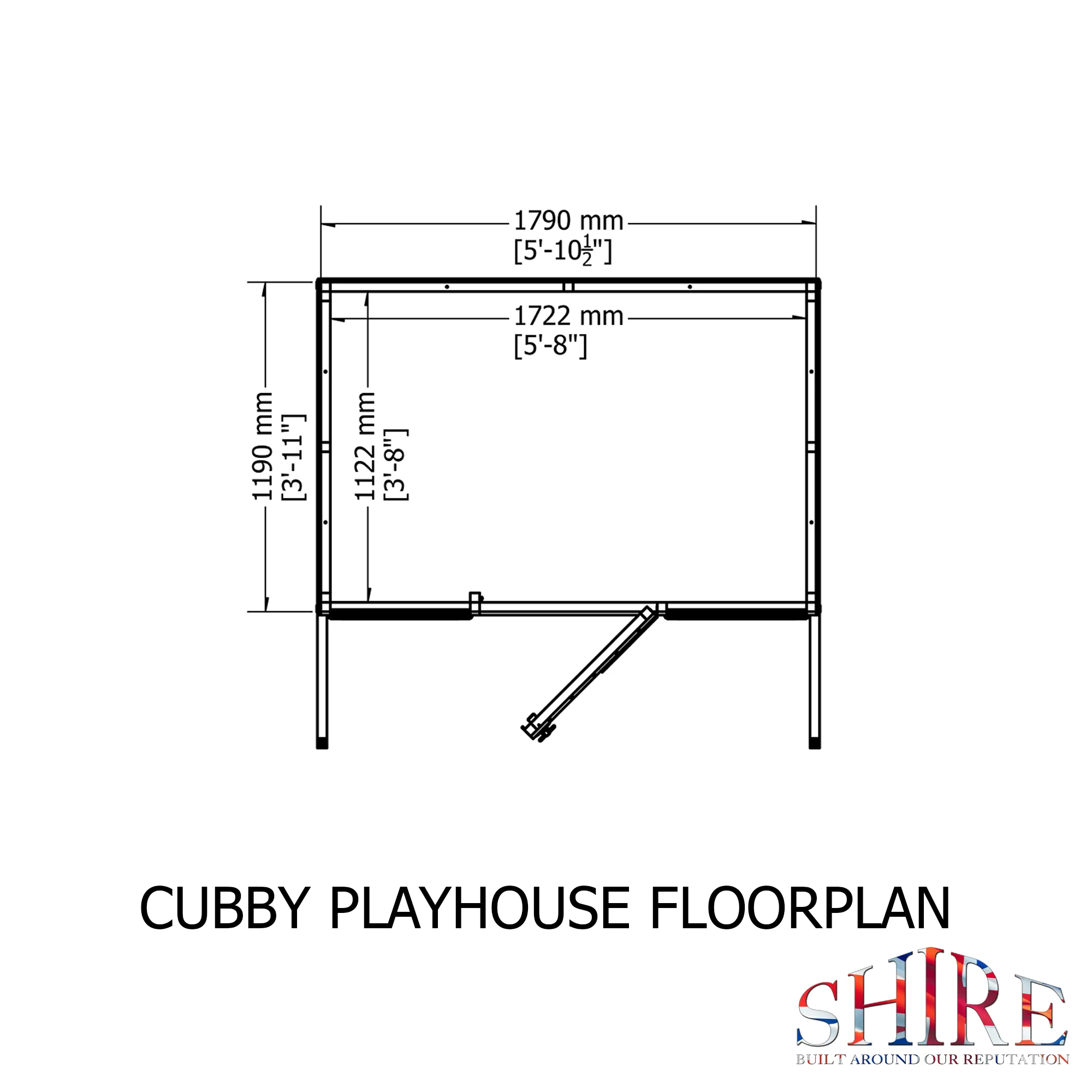 Shire Cubby Playhouse - Image 3