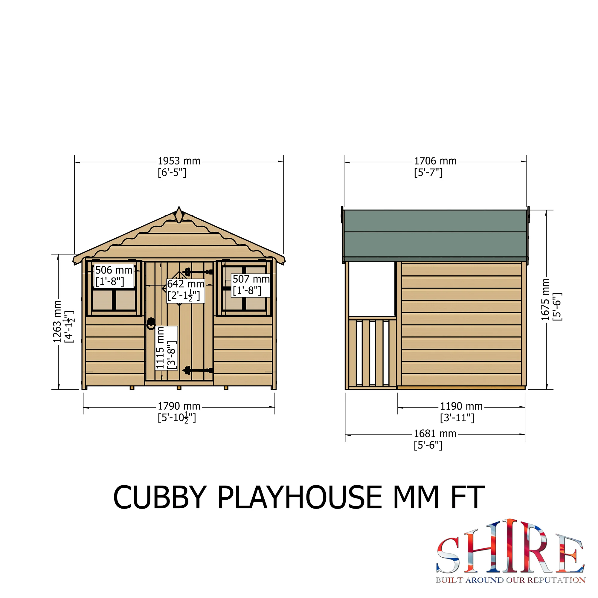 Shire Cubby Playhouse - Image 4