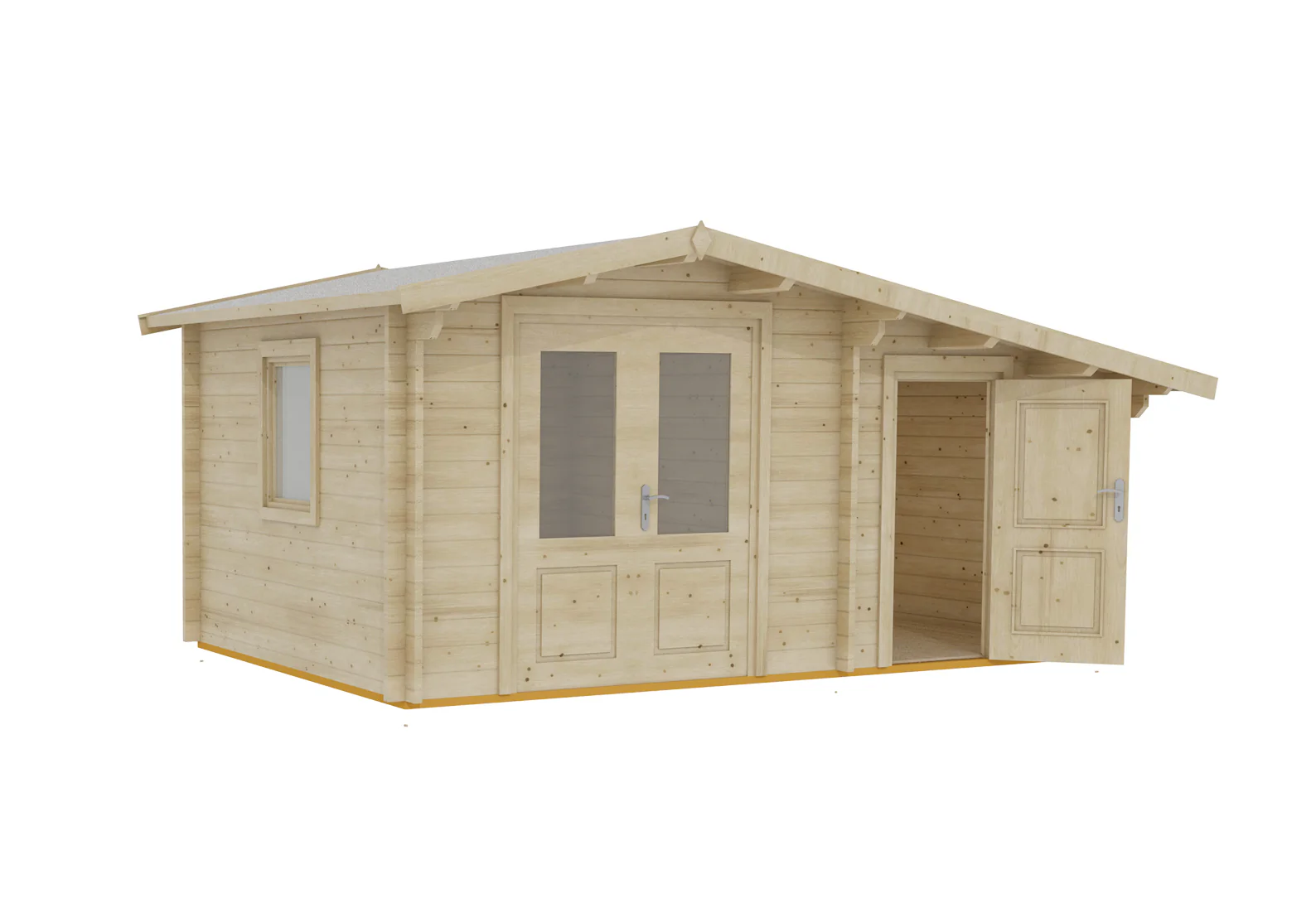 Shire Deko 16x10 44mm Log Cabin - Image 4