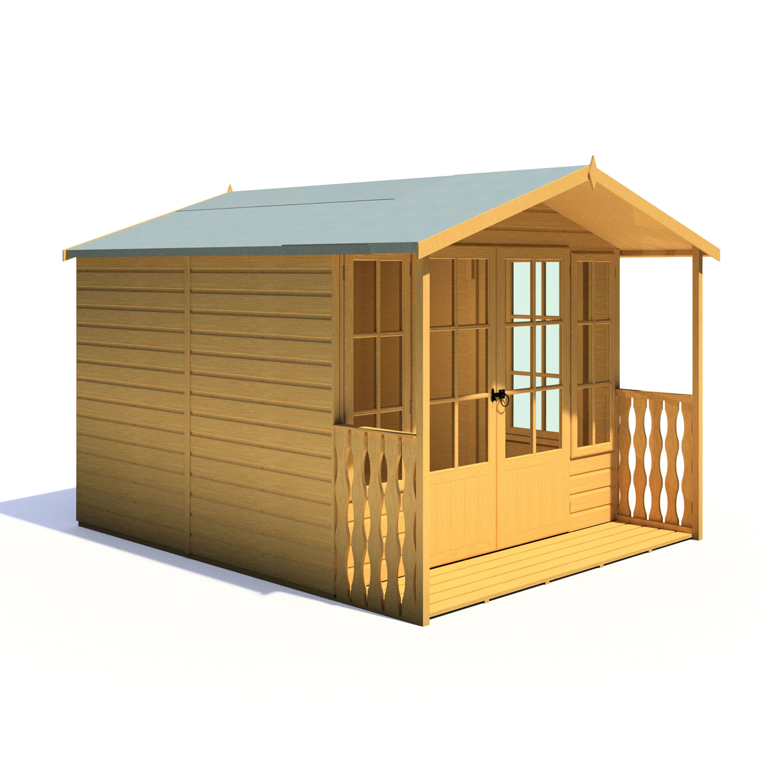 Shire Delmora 8x10 Summerhouse with Verandah - Image 9