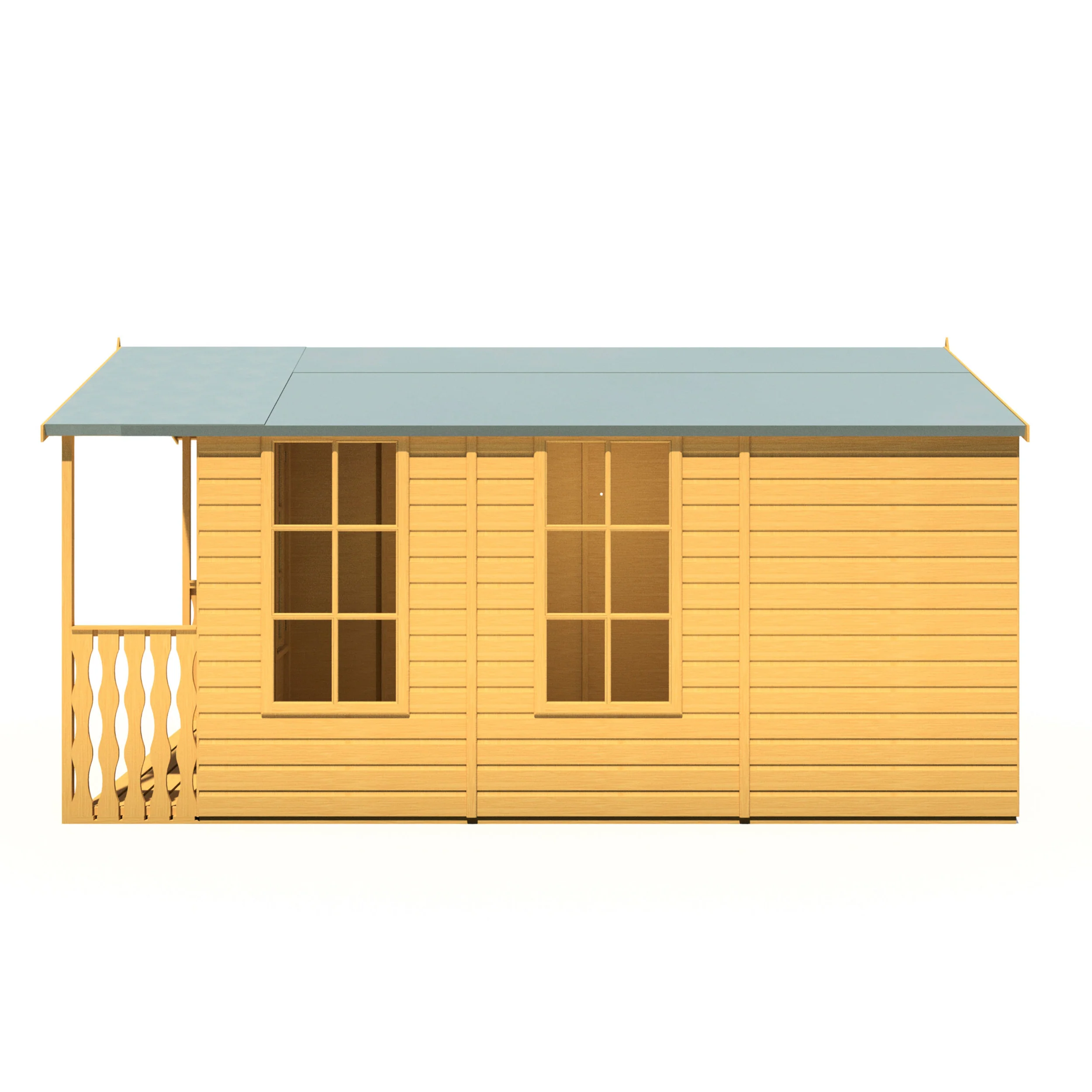 Shire Delmora 8x14 Summerhouse with Verandah - Image 7
