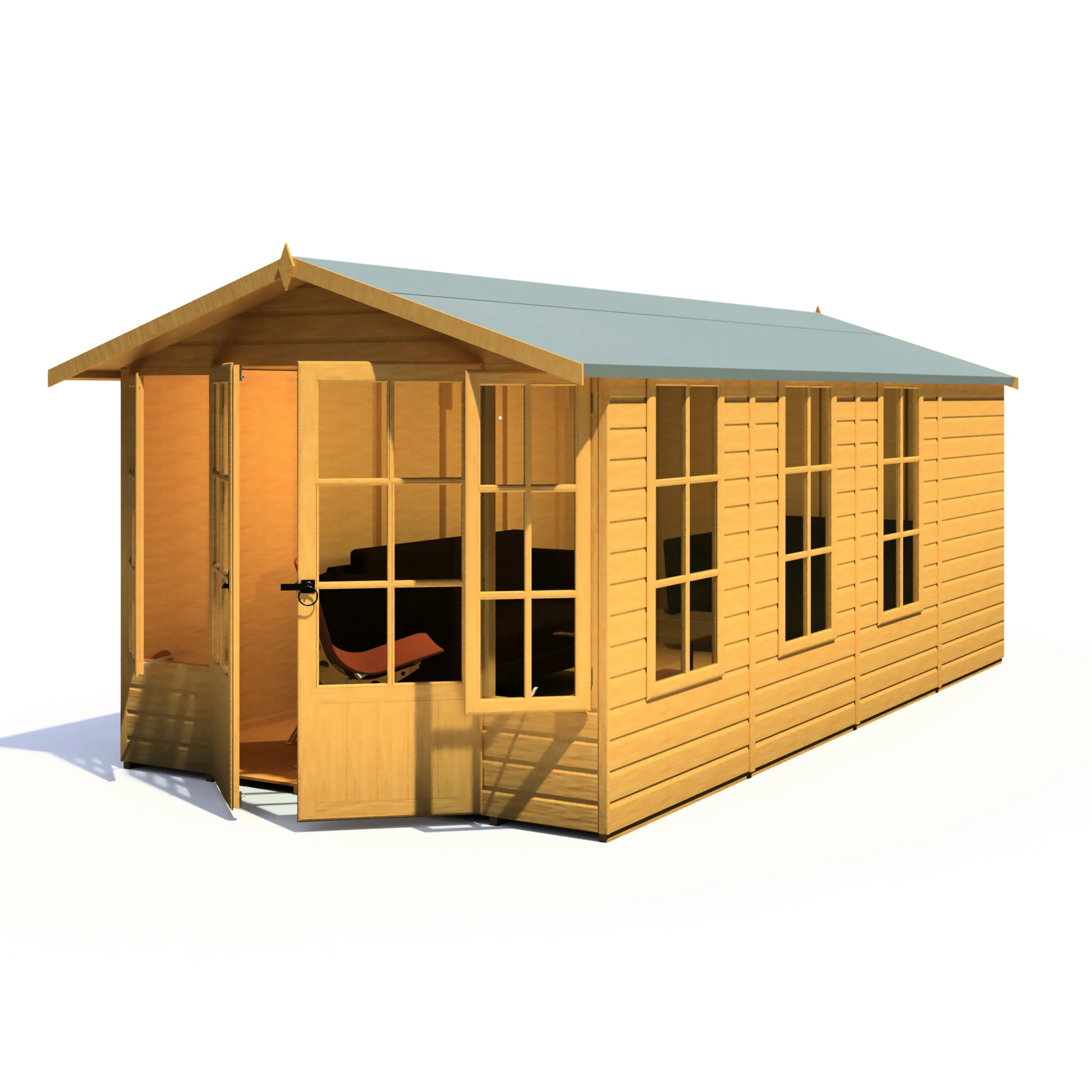 Shire Delmora 8x16 Summerhouse - Image 9