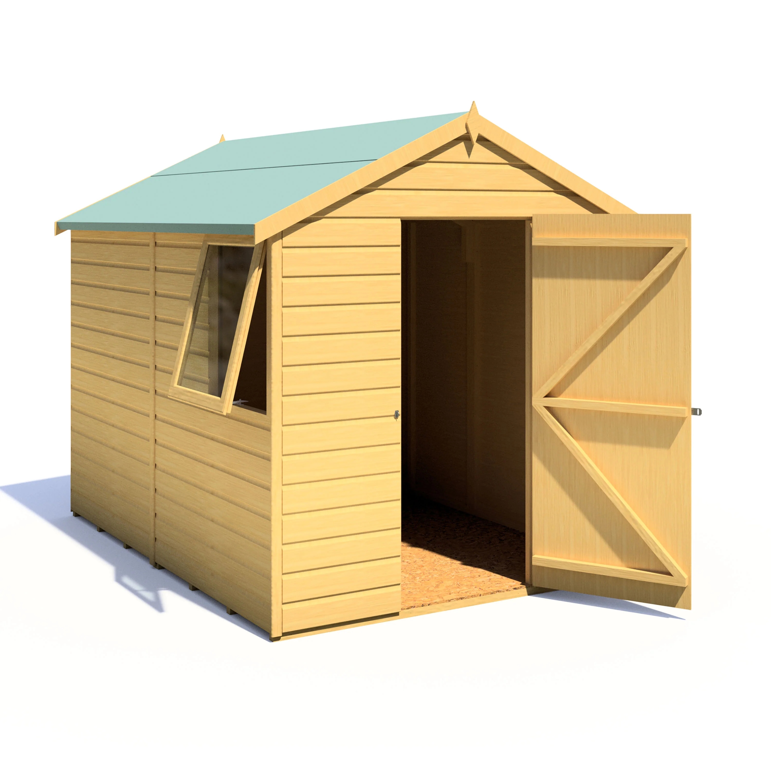 Shire Durham Single Door 8x6 Shed - Image 8