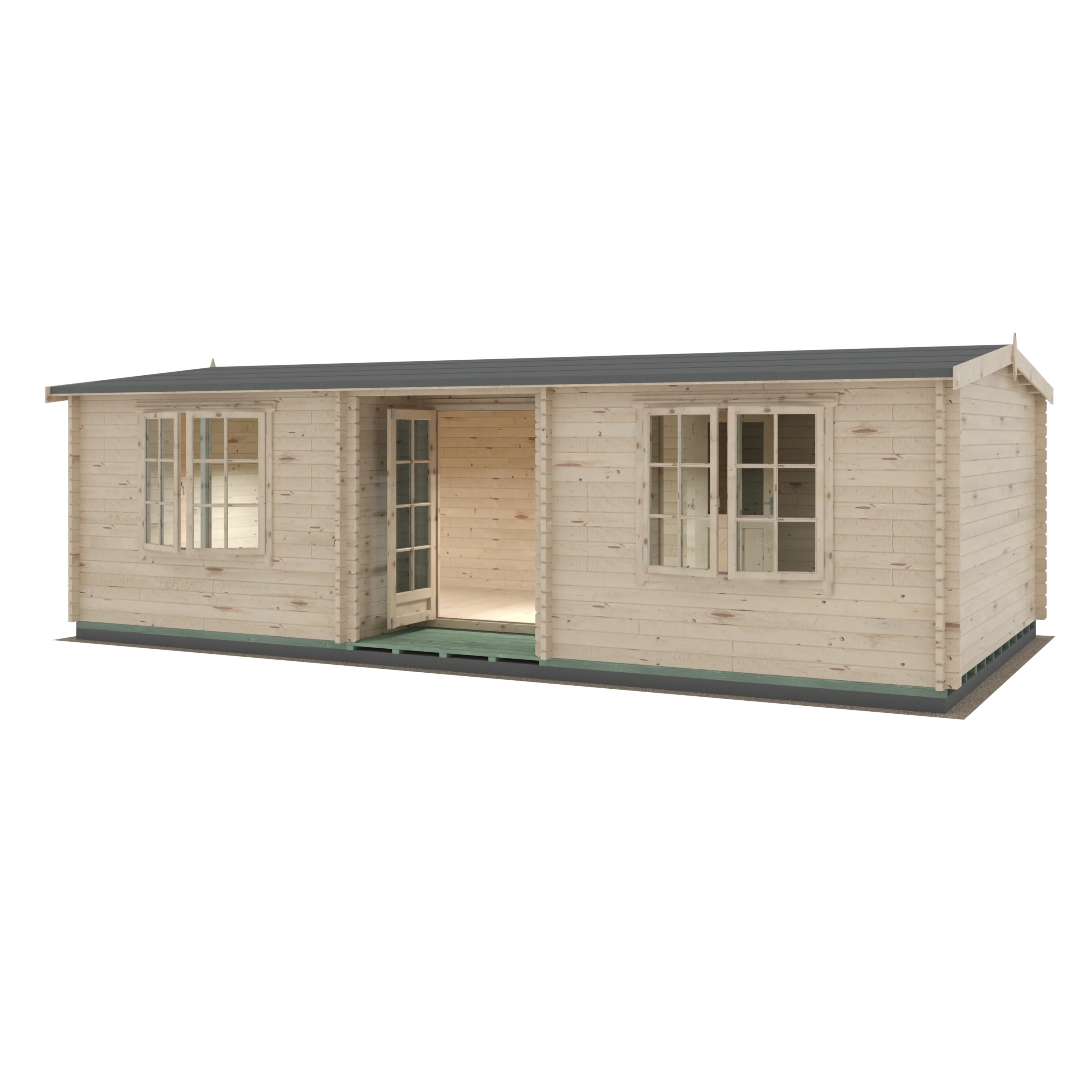 Shire Elveden 14x26 44mm Log Cabin - Image 20