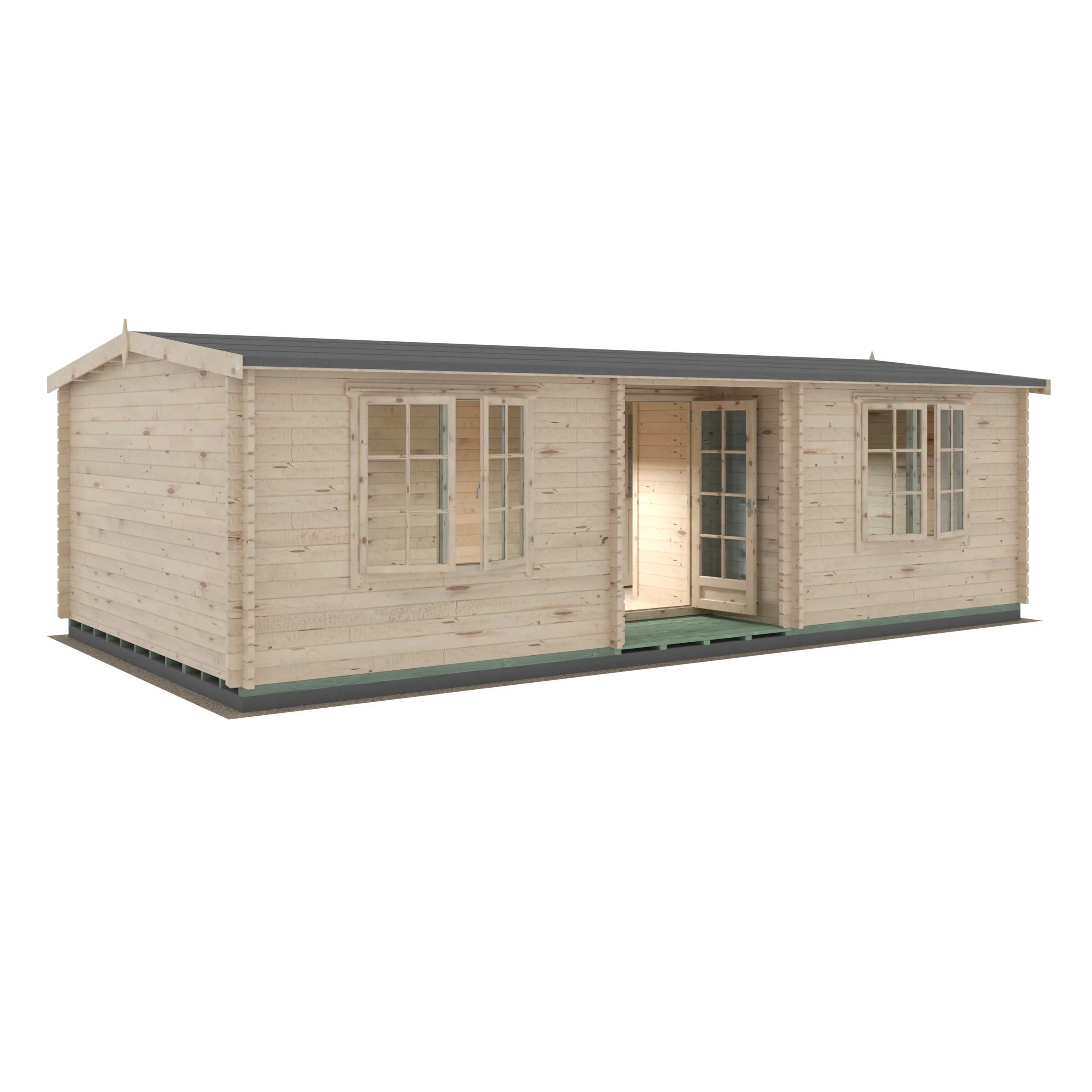 Shire Elveden 14x26 44mm Log Cabin - Image 24