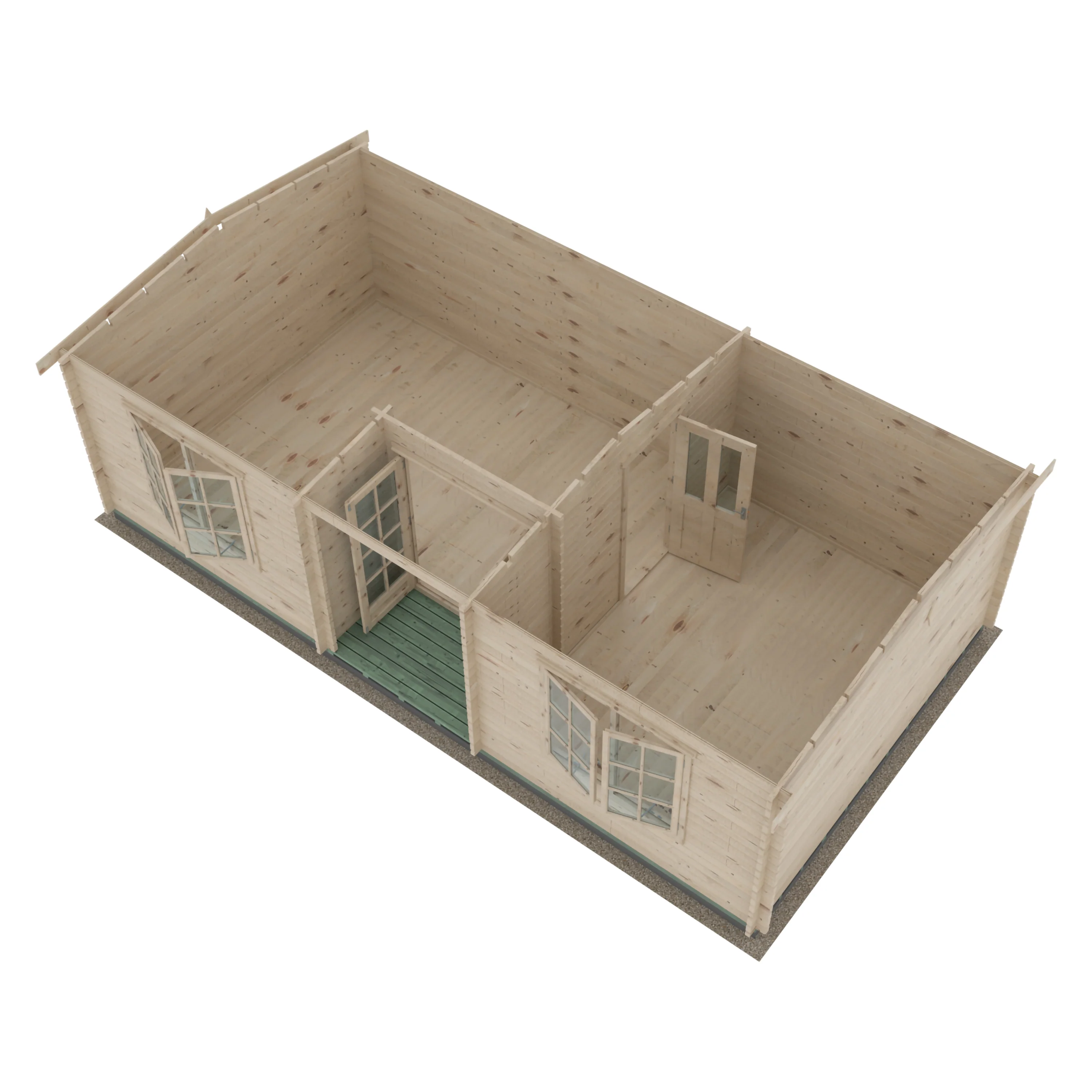 Shire Elveden 14x26 44mm Log Cabin - Image 9