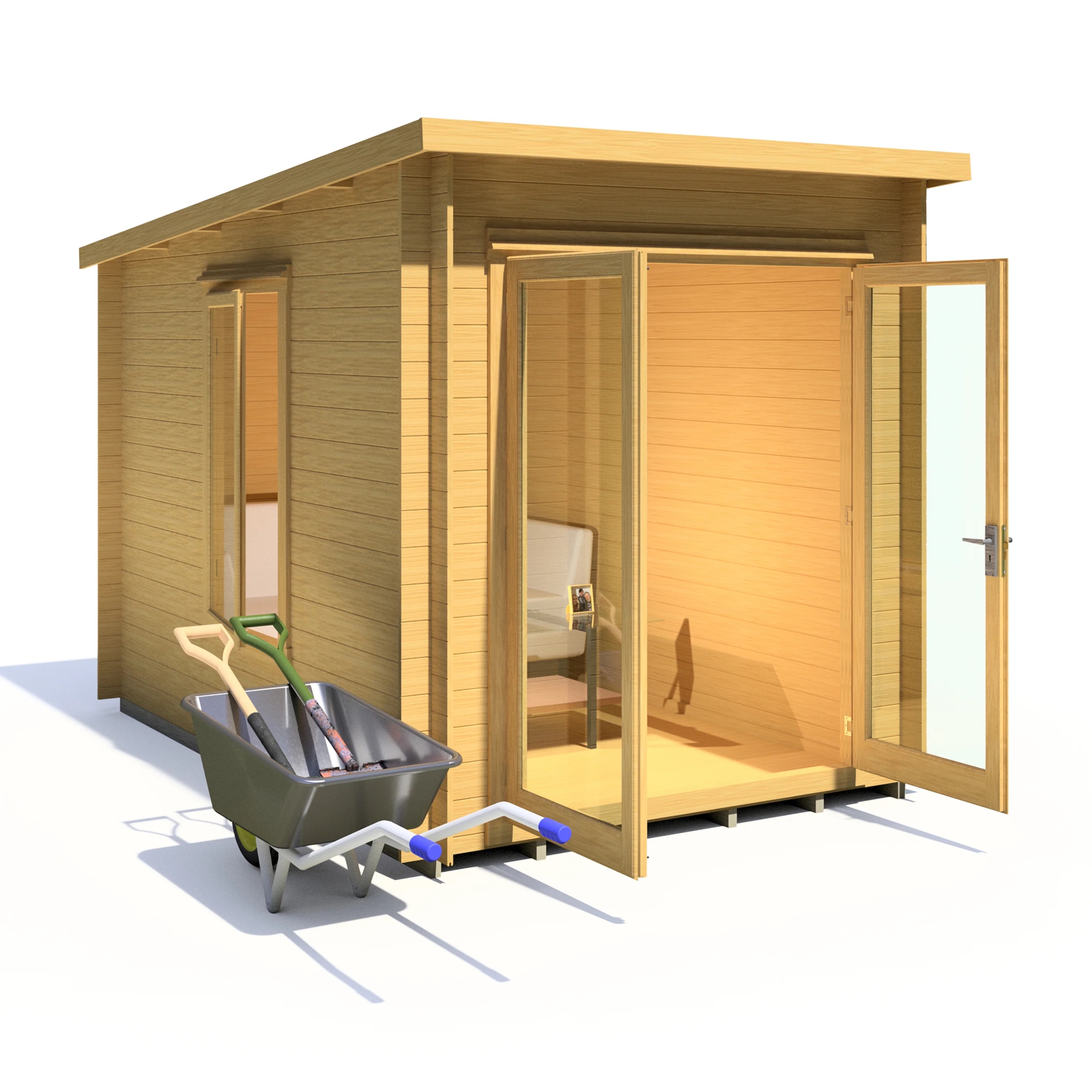 Shire Emmeth 10x7 Log Cabin - Image 8