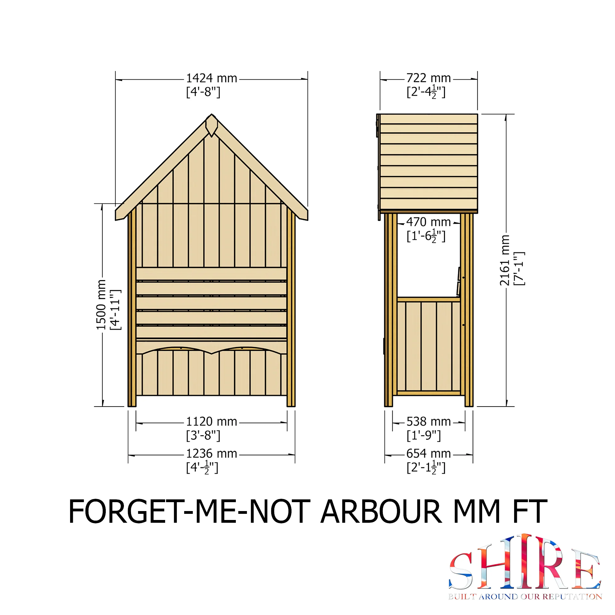 Shire Forget Me Not Arbour - Image 4