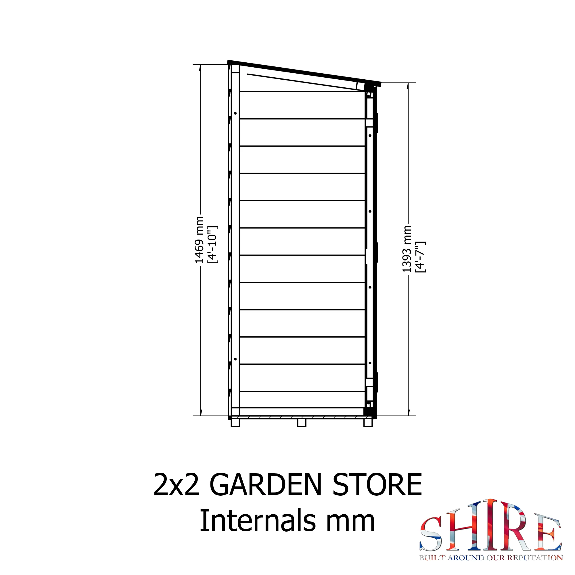 Shire Garden Store Shiplap 2x2 Pressure Treated - Image 7