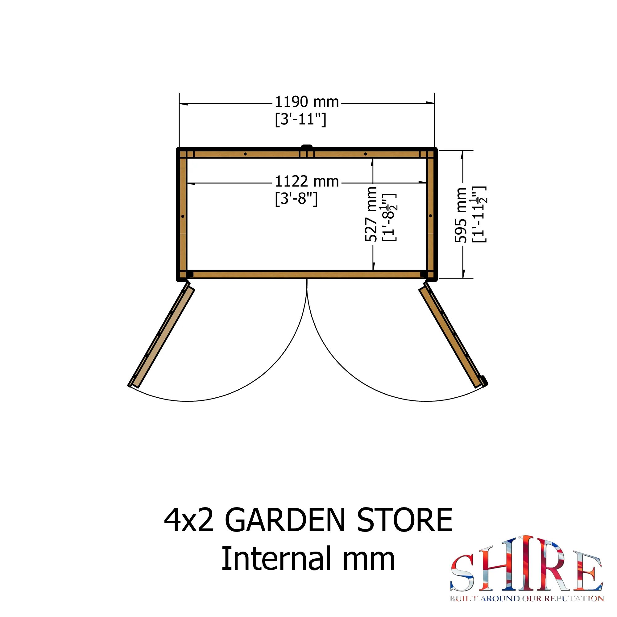 Shire Garden Store Shiplap 4x2 - Image 4