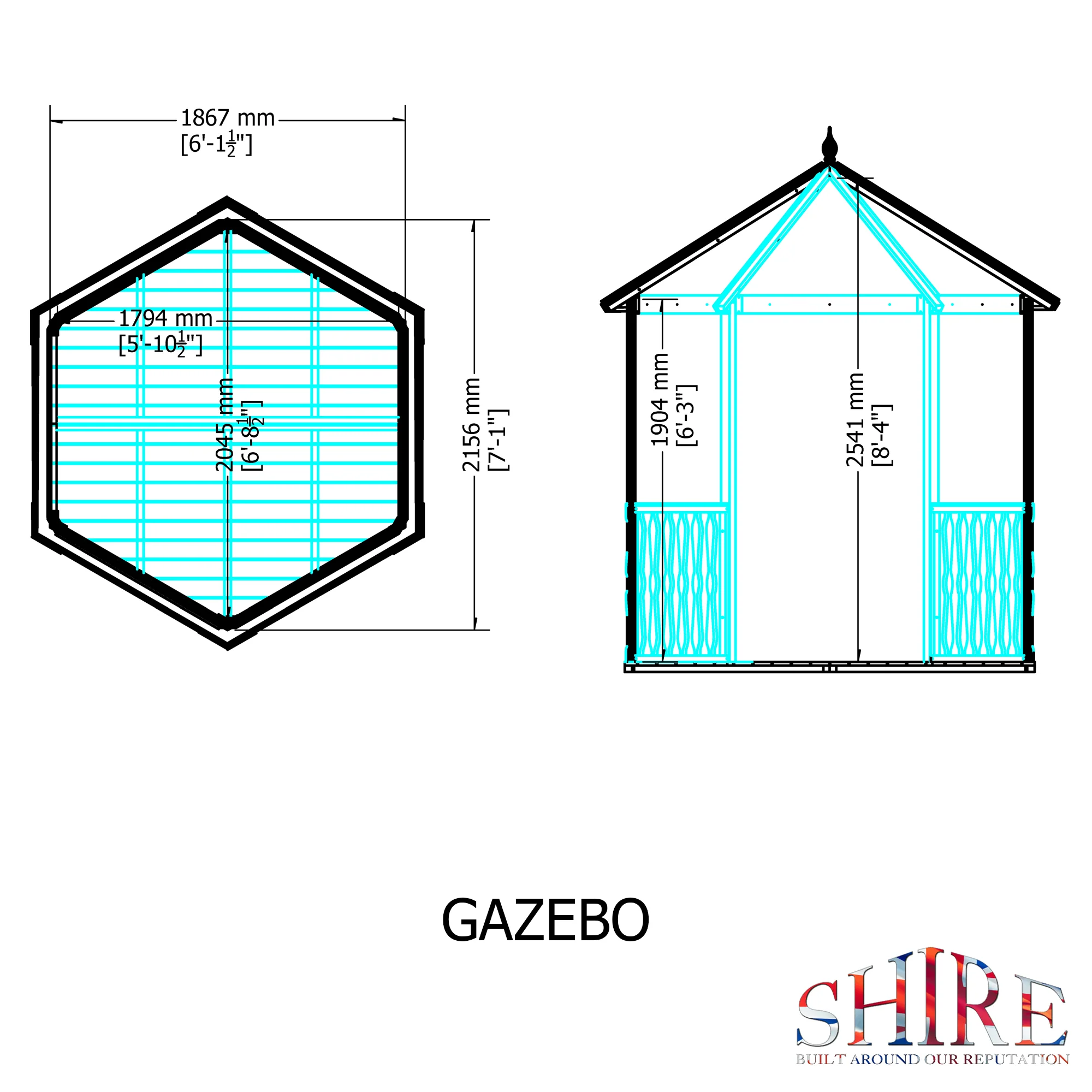 Shire Gazebo Arbour - Image 3