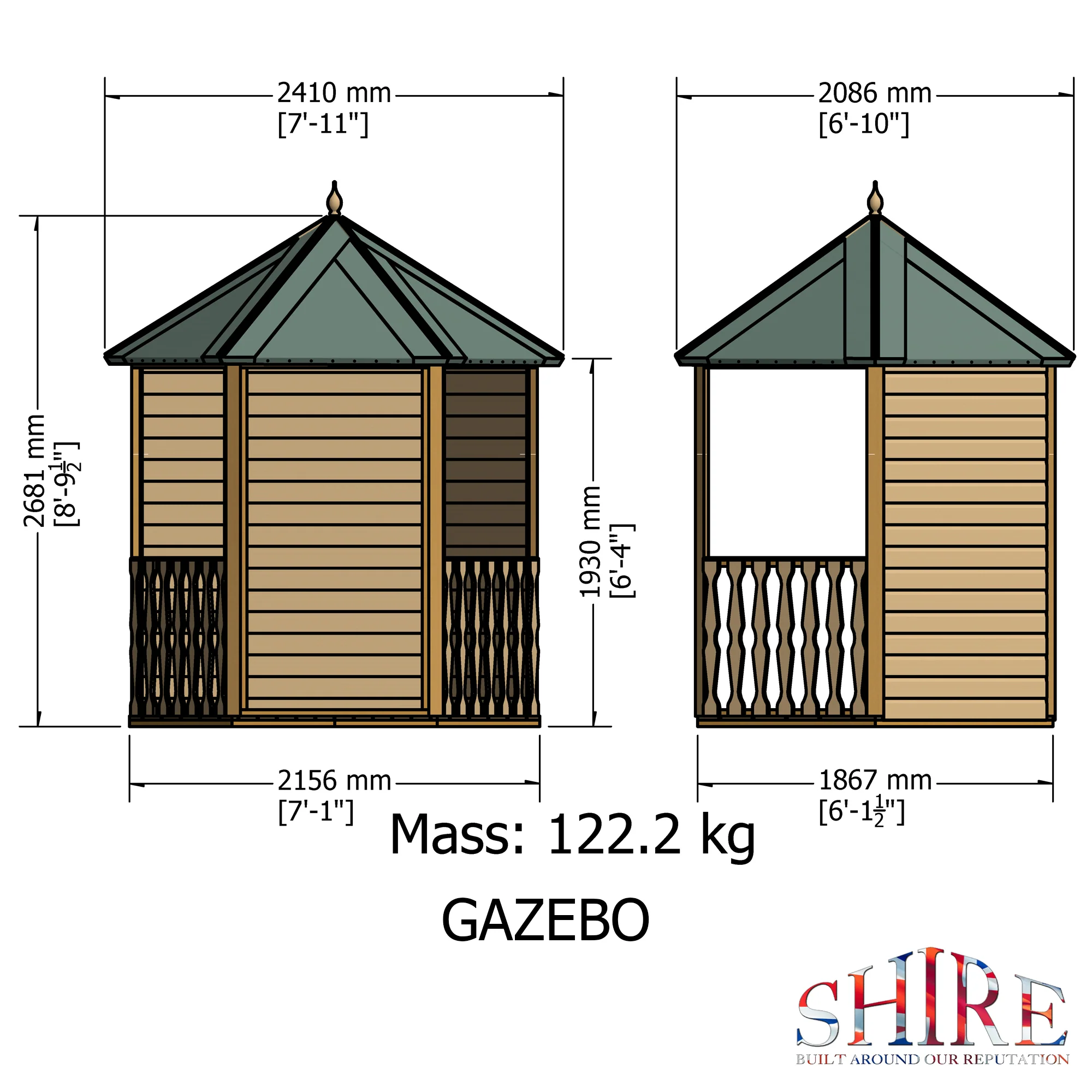 Shire Gazebo Arbour - Image 4