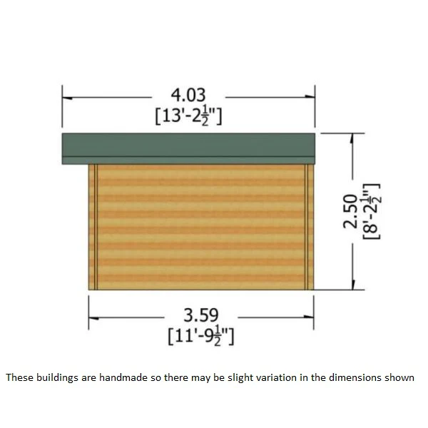 Shire Hale 12x12 28mm Log Cabin - Image 2
