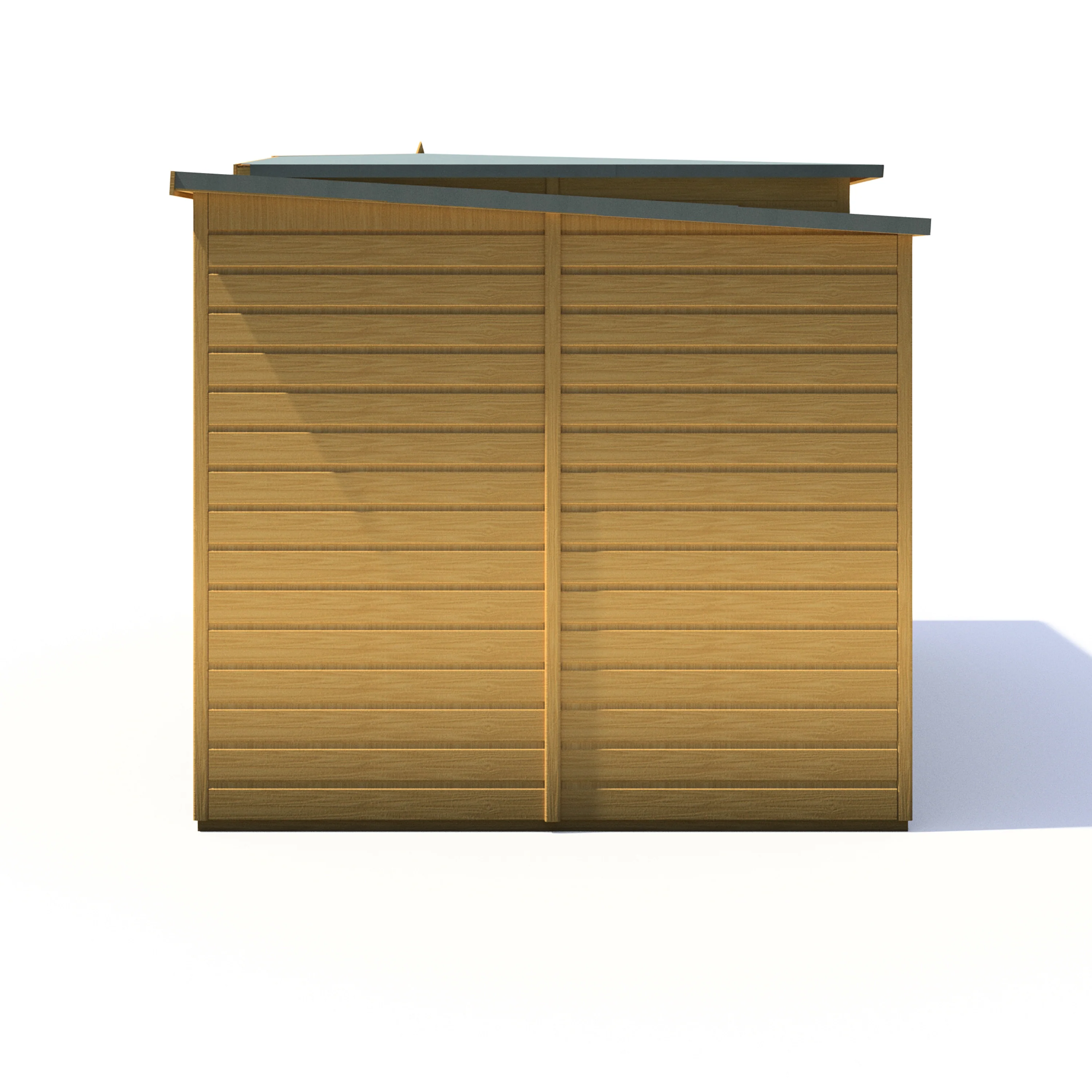 Shire Hampton 7x11 Corner Summerhouse with Side Shed - Image 9